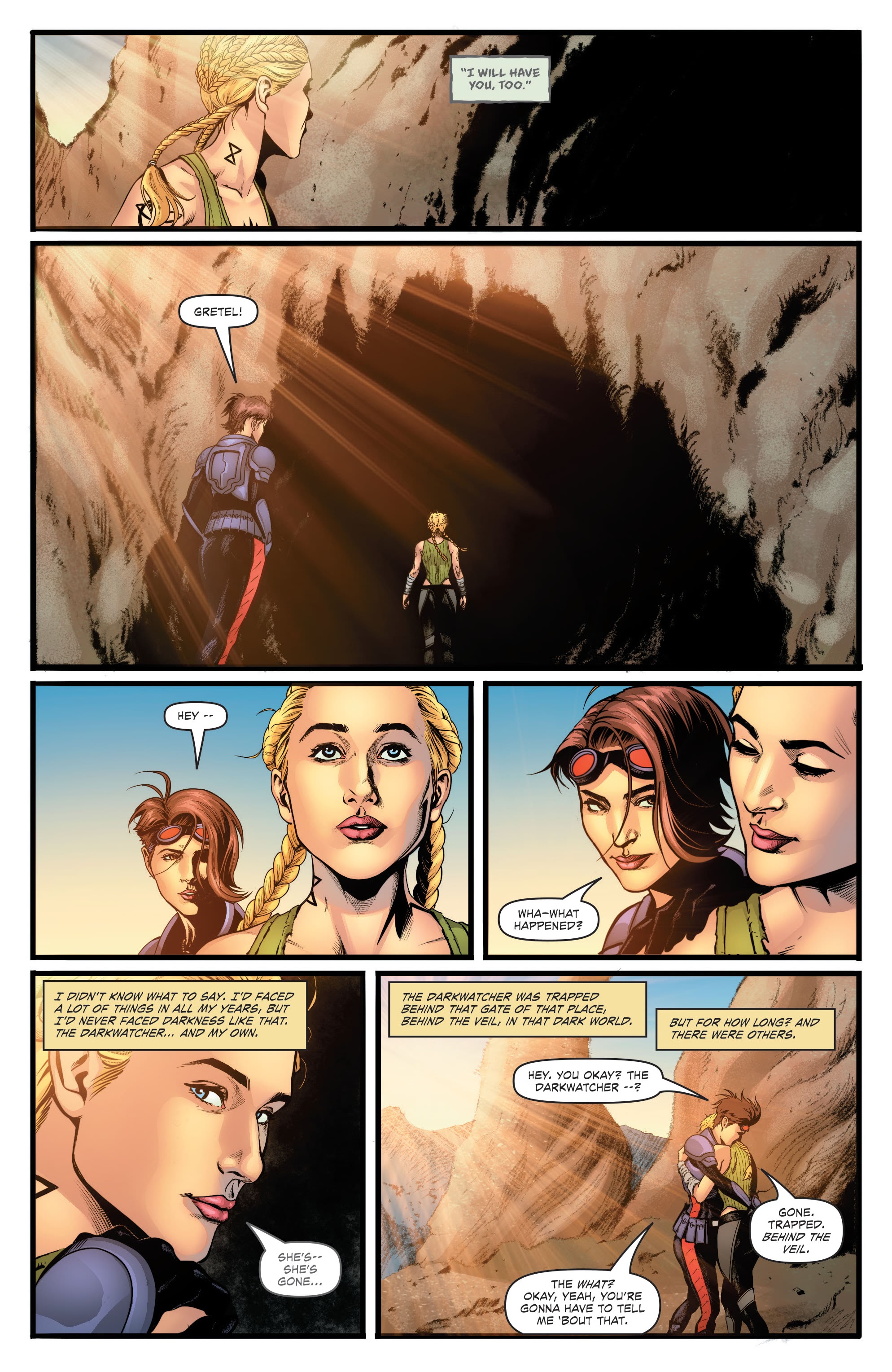 Read online Grimm Universe Presents Quarterly: Darkwatchers comic -  Issue # TPB - 69