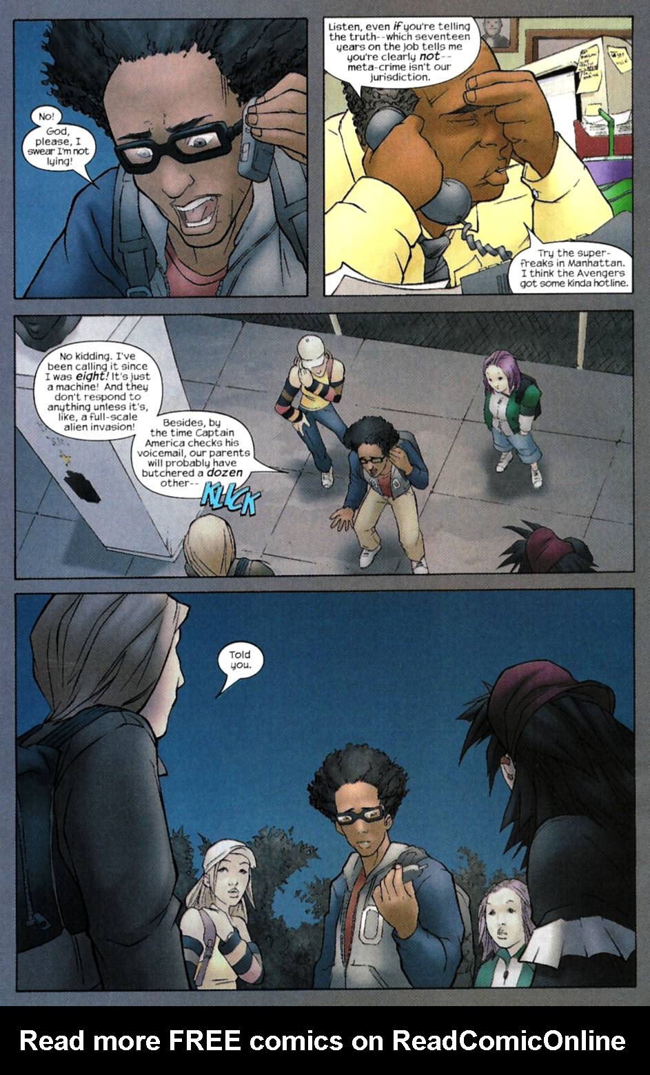 Read online Runaways (2003) comic -  Issue #2 - 19