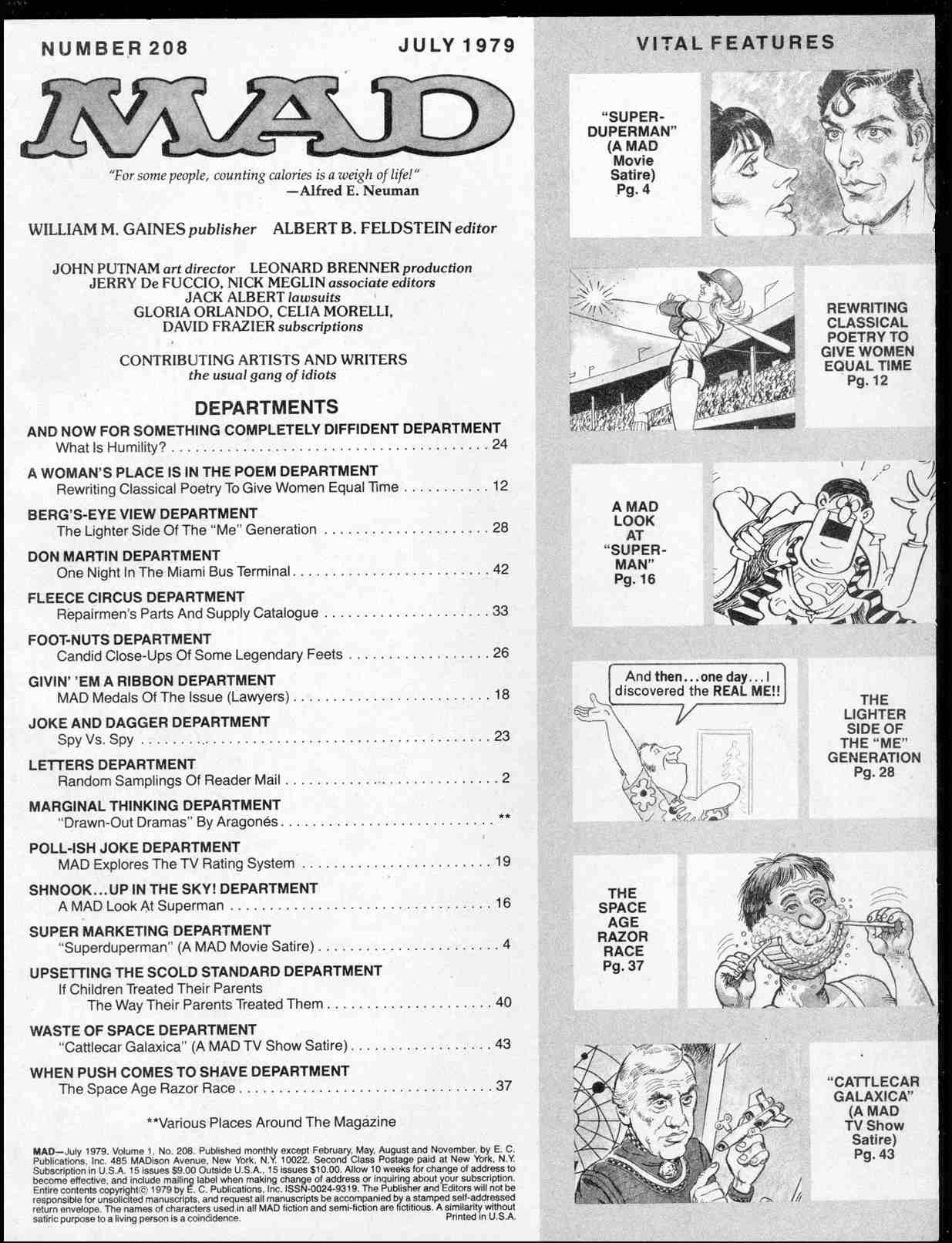 Read online MAD comic -  Issue #208 - 3