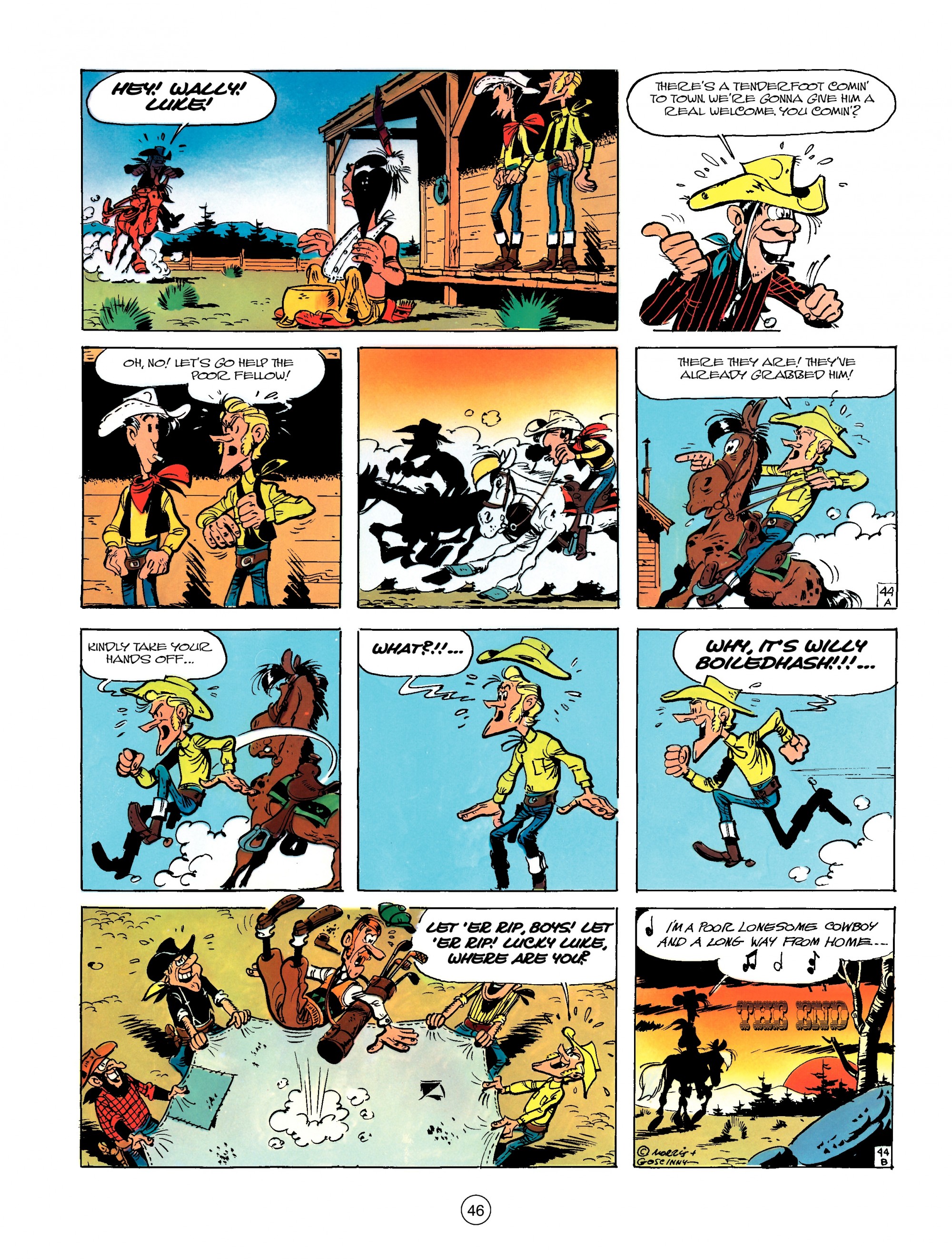 Read online A Lucky Luke Adventure comic -  Issue #13 - 46
