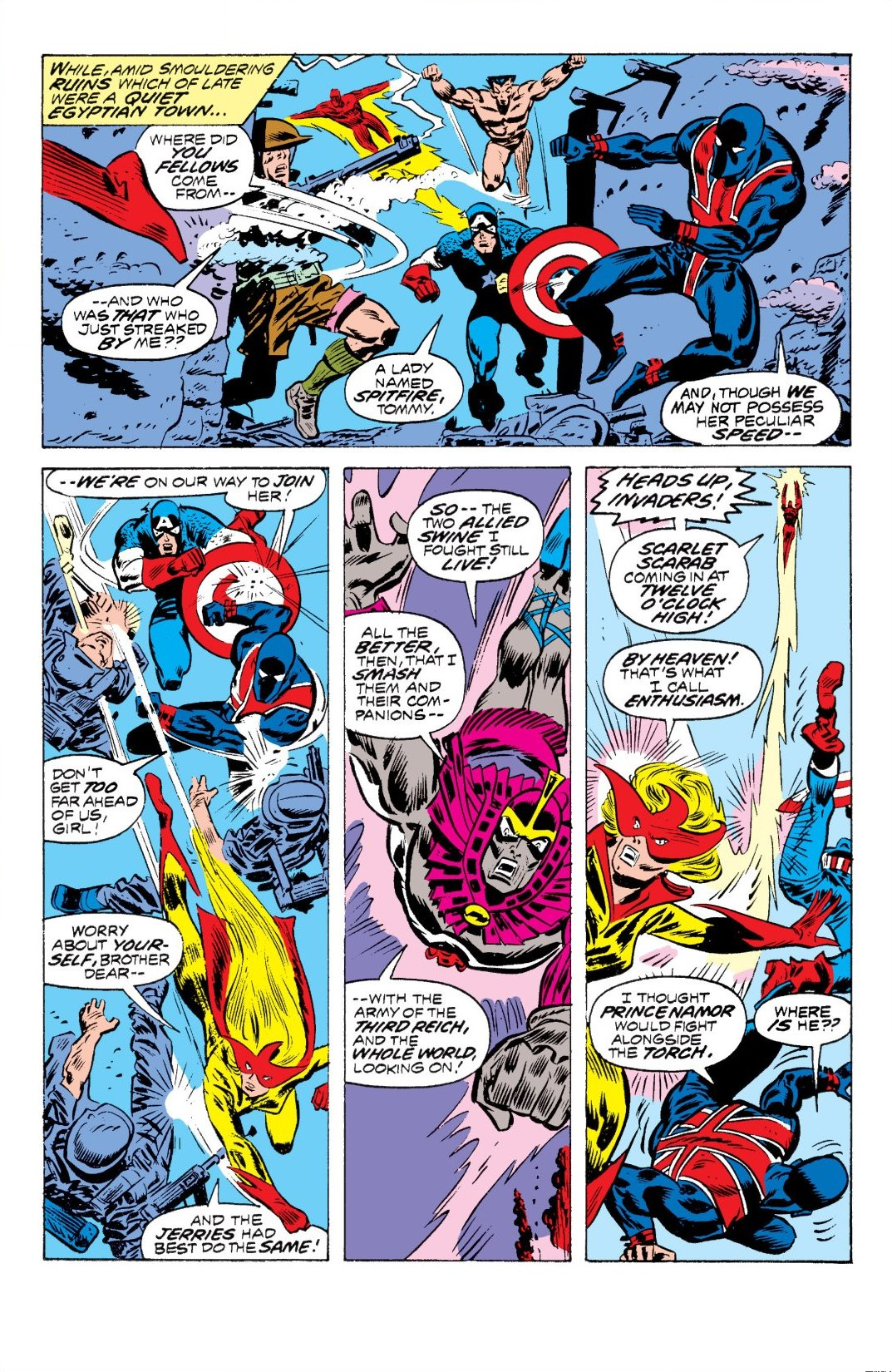 Read online The Invaders Classic comic -  Issue # TPB 2 (Part 1) - 32