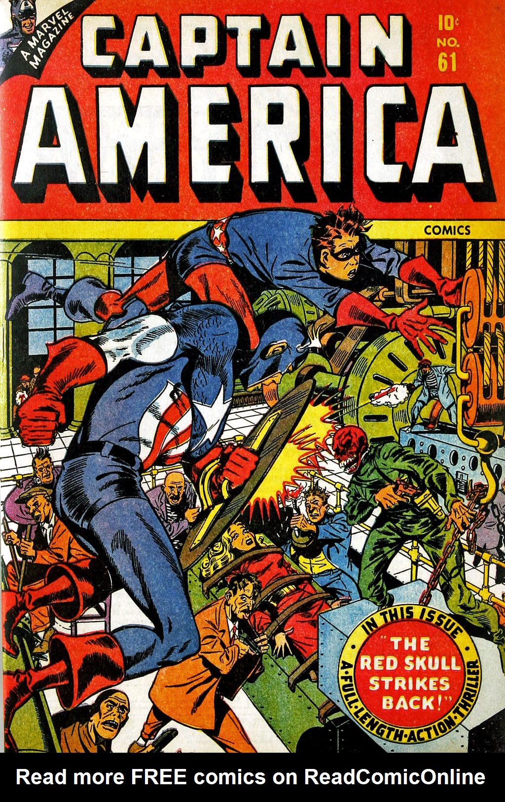 Read online Captain America Comics comic -  Issue #61 - 1