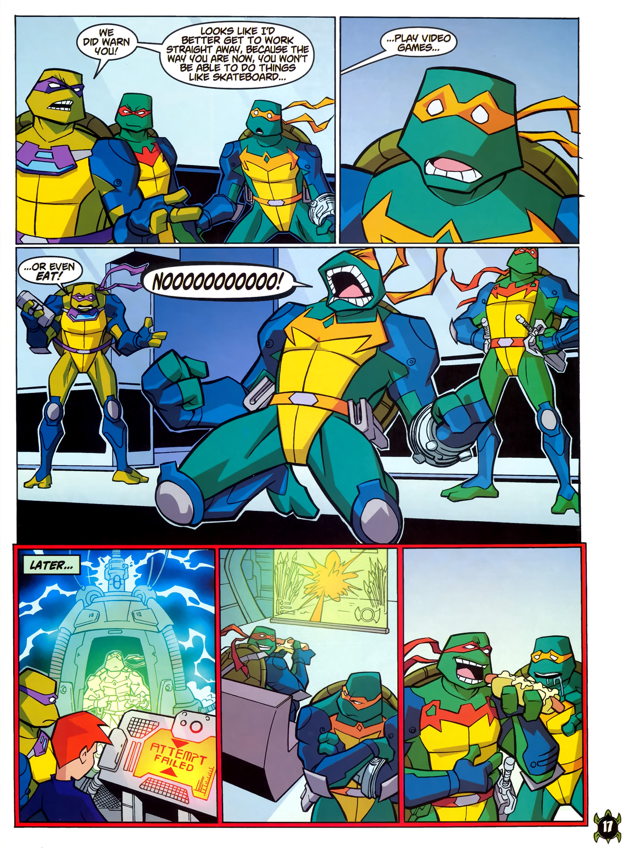 Read online Teenage Mutant Ninja Turtles Comic comic -  Issue #4 - 16