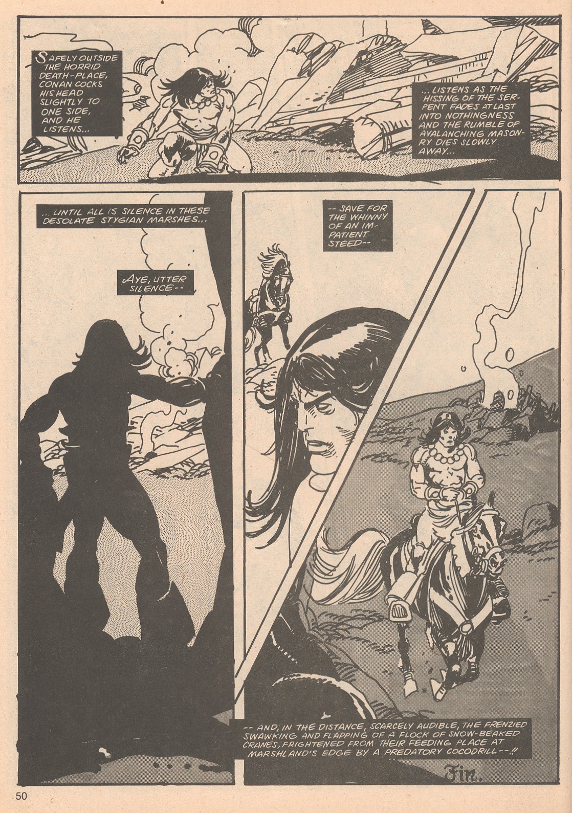 Read online The Savage Sword Of Conan comic -  Issue #65 - 50