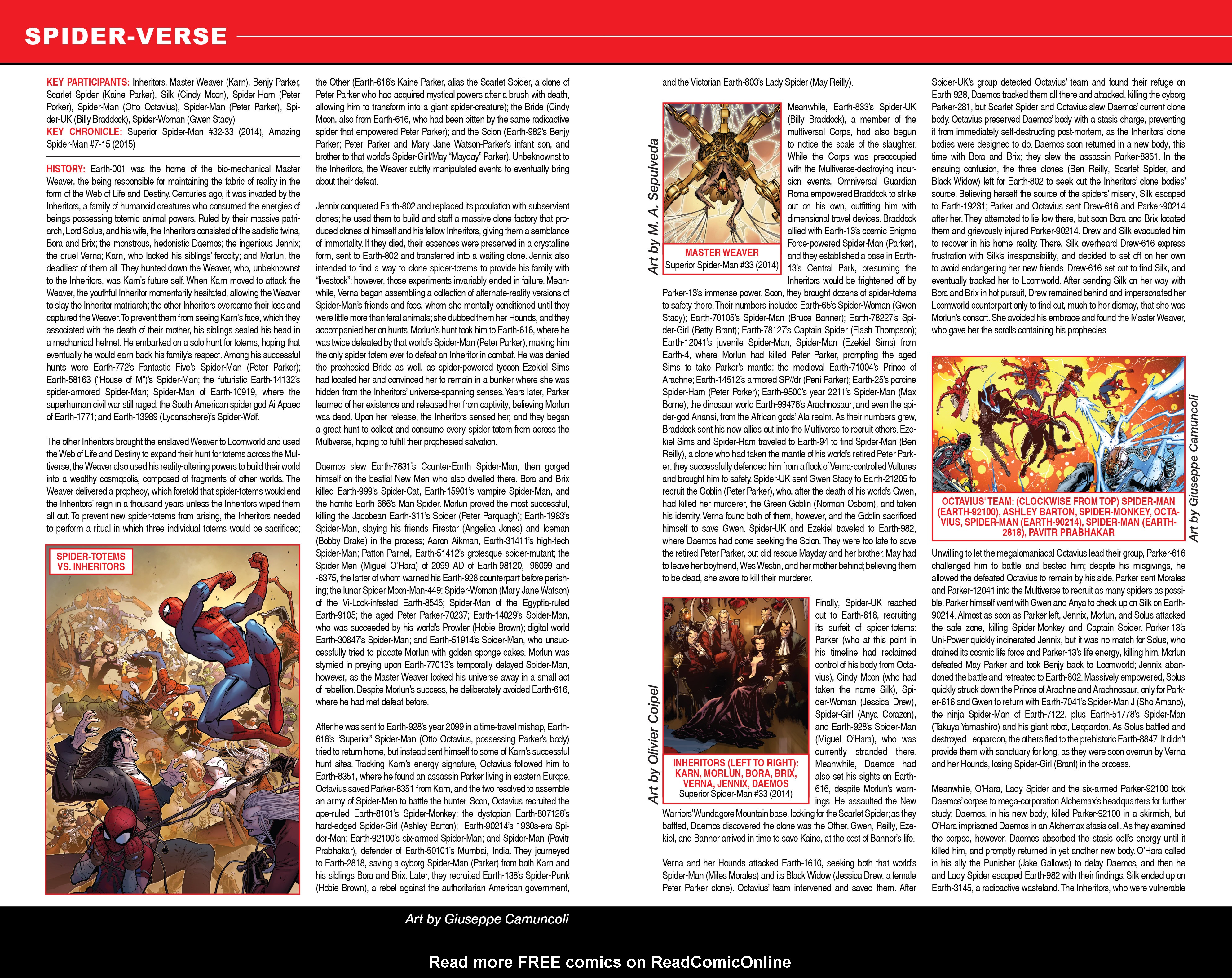 Read online Secret Wars: Official Guide to the Marvel Multiverse comic -  Issue # Full - 22