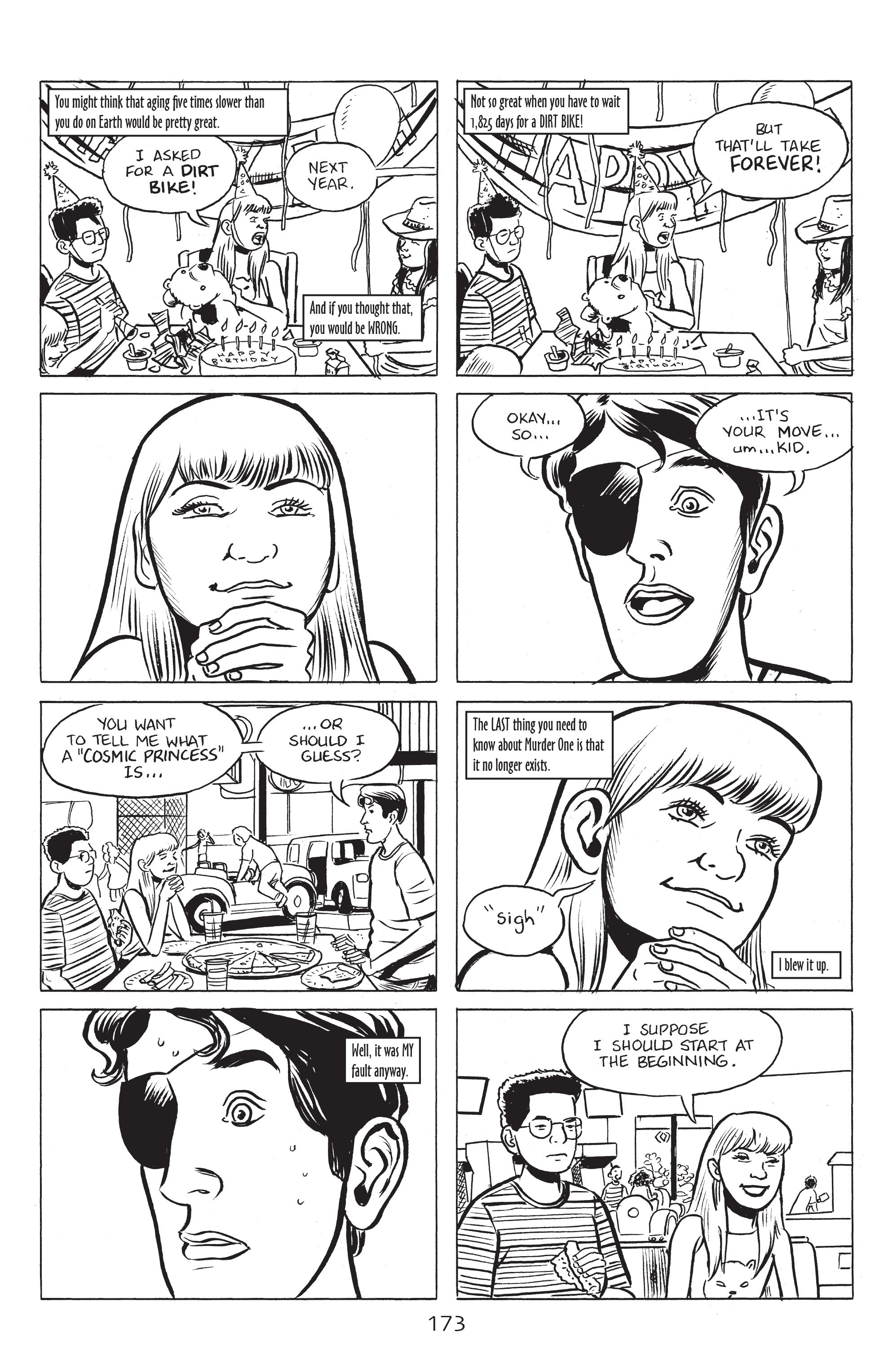 Read online Stray Bullets: Sunshine & Roses comic -  Issue #7 - 8