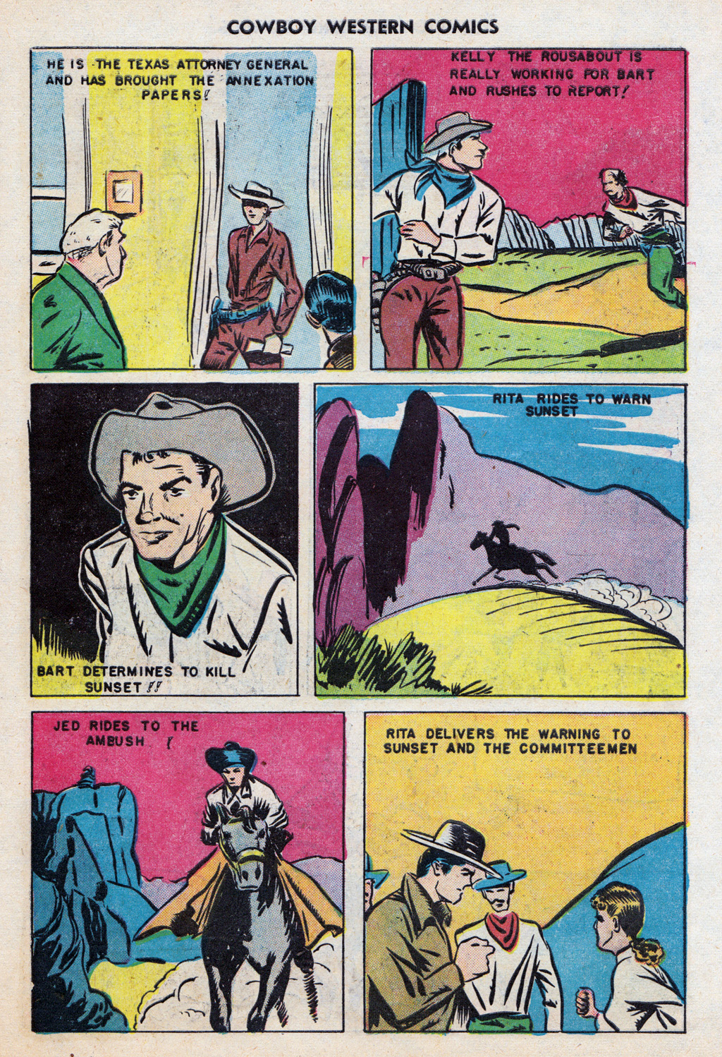 Read online Cowboy Western Comics (1948) comic -  Issue #28 - 27