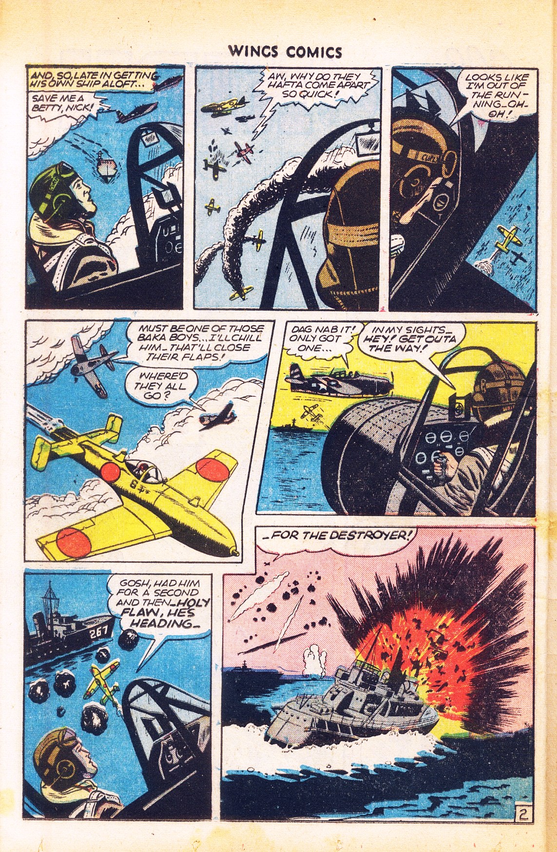 Read online Wings Comics comic -  Issue #66 - 38
