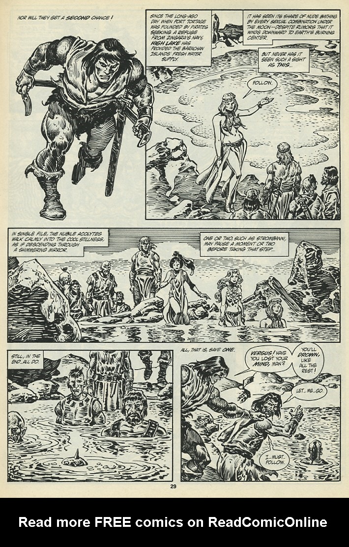 Read online The Savage Sword Of Conan comic -  Issue #198 - 31