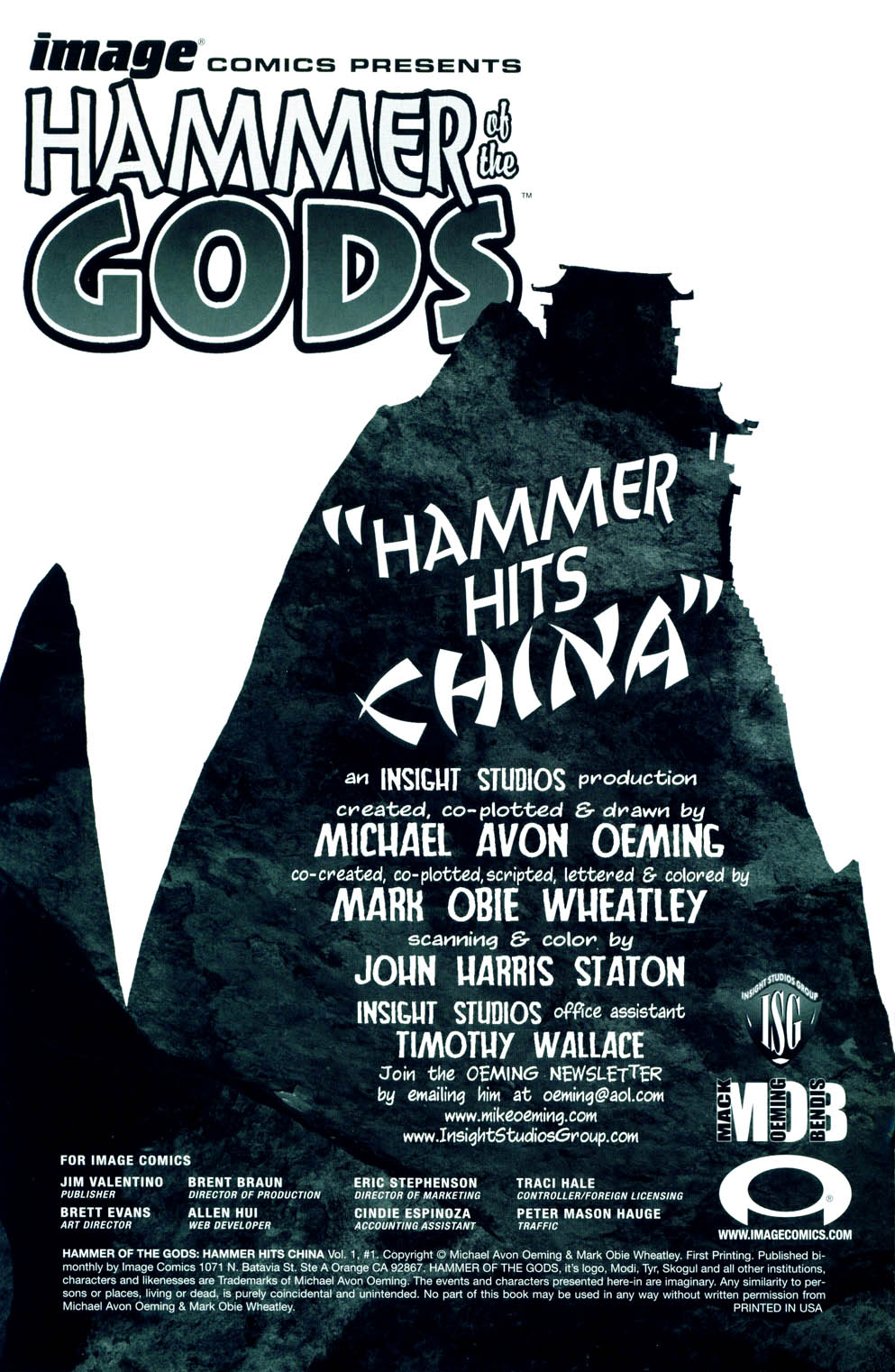 Read online Hammer of the Gods: Hammer Hits China comic -  Issue #1 - 2