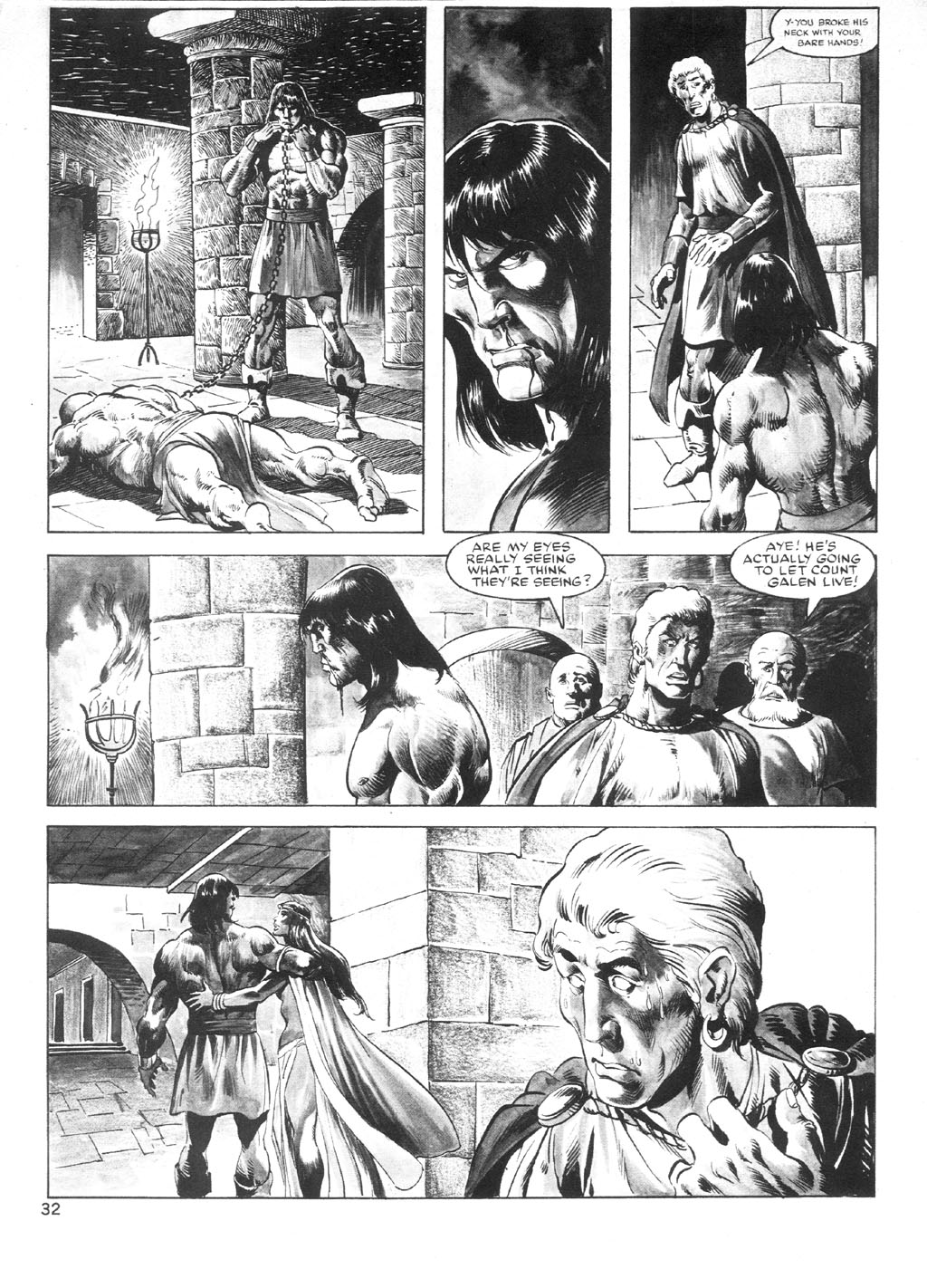 Read online The Savage Sword Of Conan comic -  Issue #93 - 32