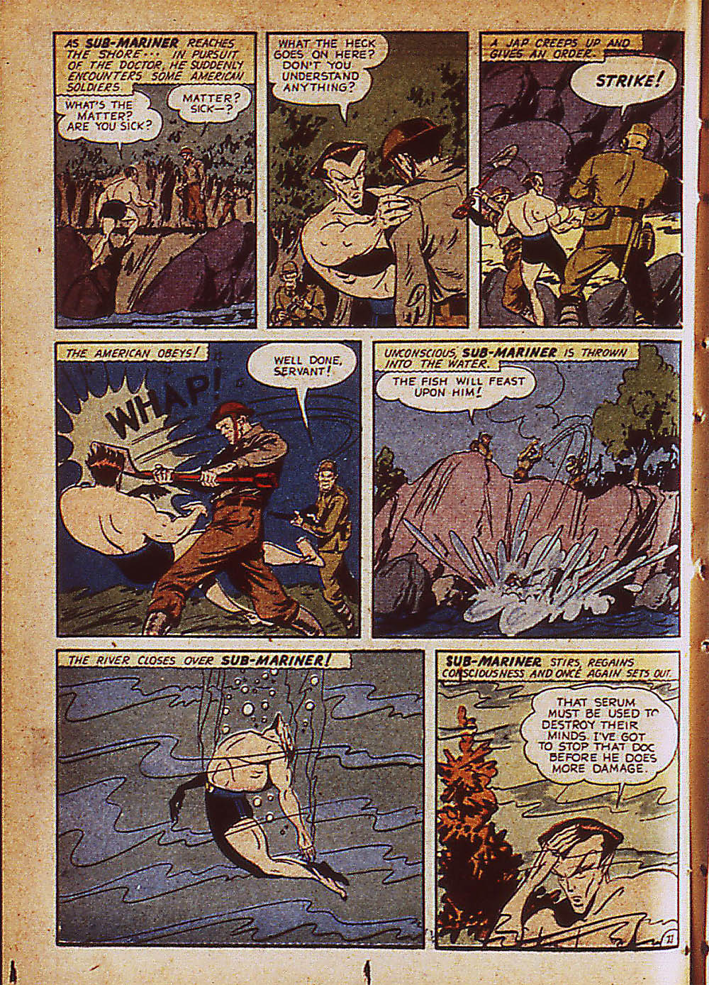 Read online Sub-Mariner Comics comic -  Issue #8 - 35