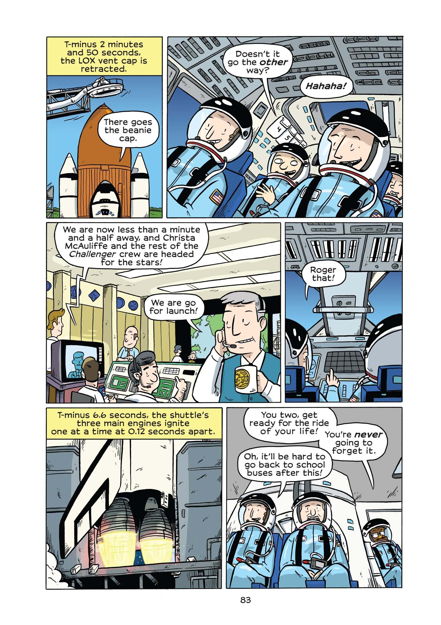 Read online History Comics comic -  Issue # The Challenger Disaster: Tragedy in the Skies - 89