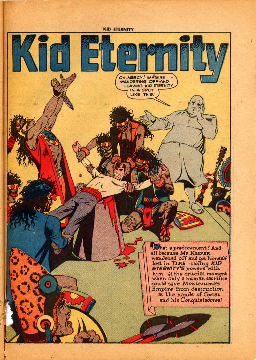 Read online Kid Eternity (1946) comic -  Issue #6 - 37