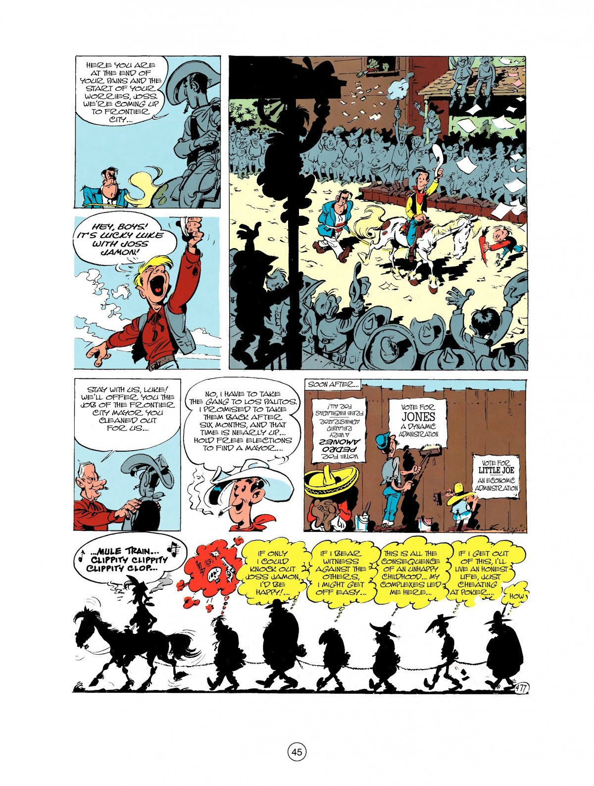 Read online A Lucky Luke Adventure comic -  Issue #27 - 46