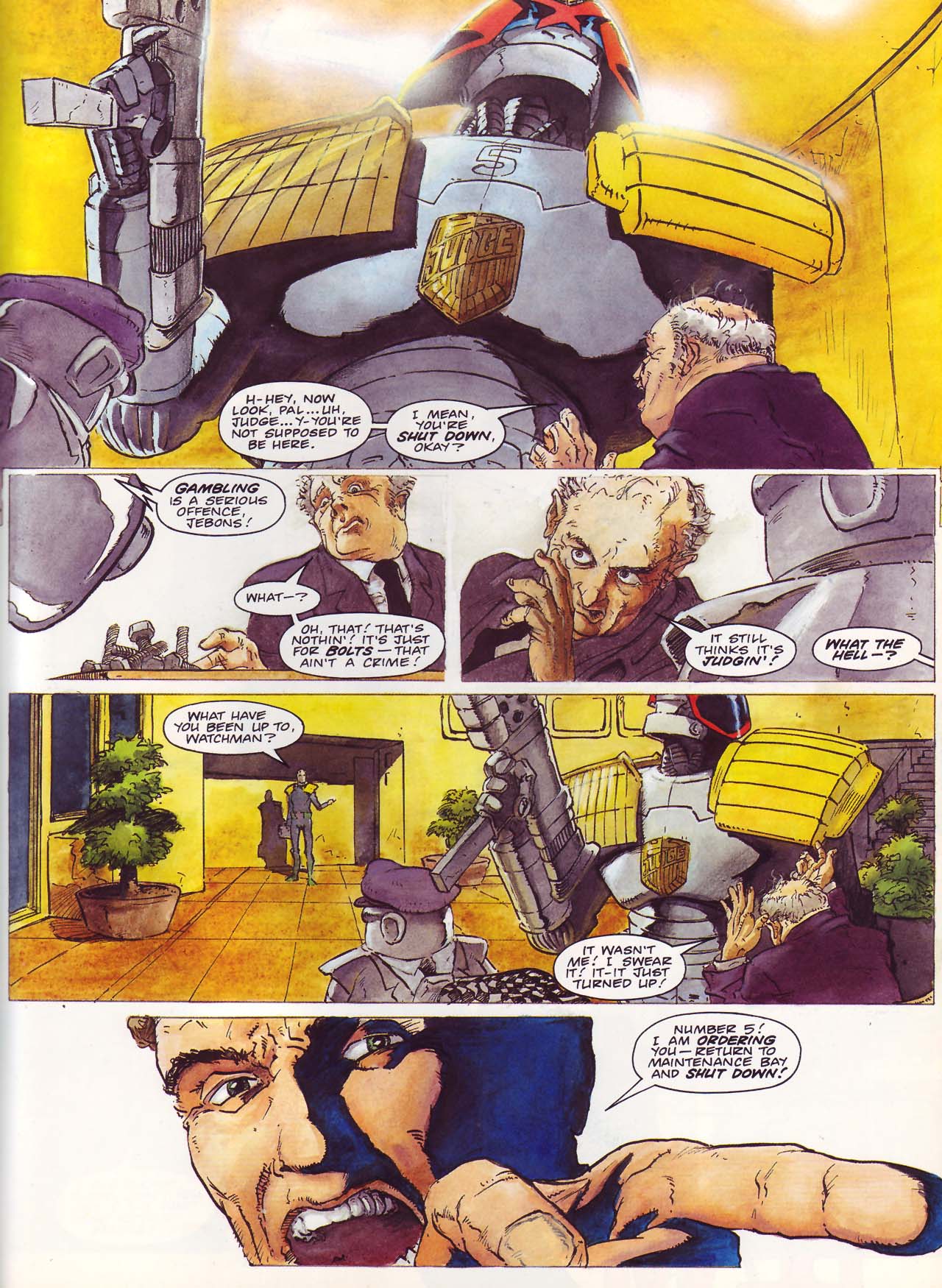 Read online Judge Dredd: Mechanismo comic -  Issue # TPB - 72