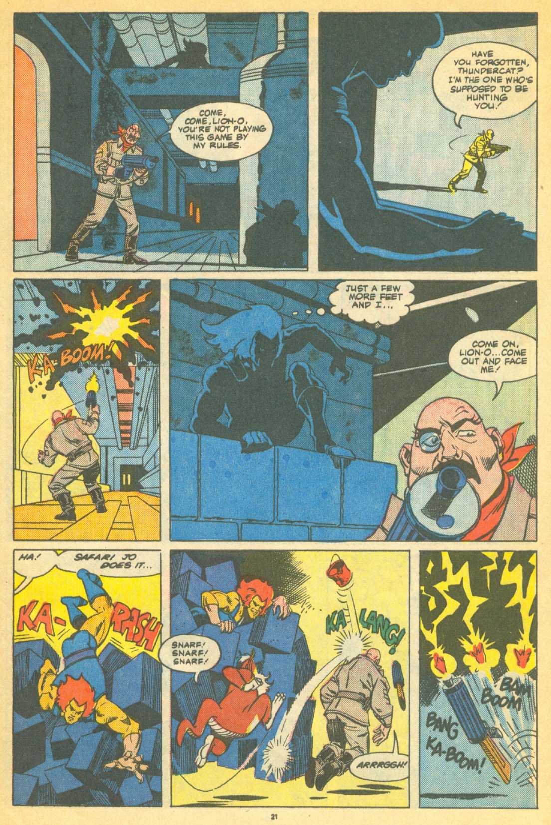 Read online ThunderCats (1985) comic -  Issue #14 - 22