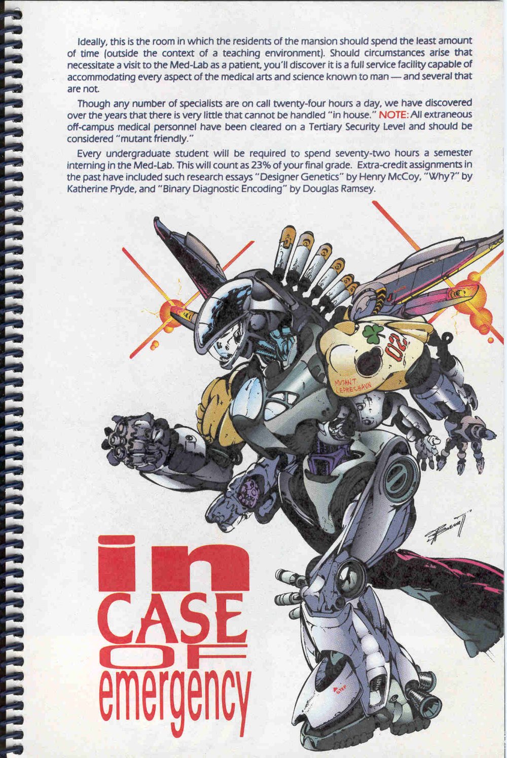 Read online X-Men Survival Guide to the Mansion comic -  Issue # Full - 33