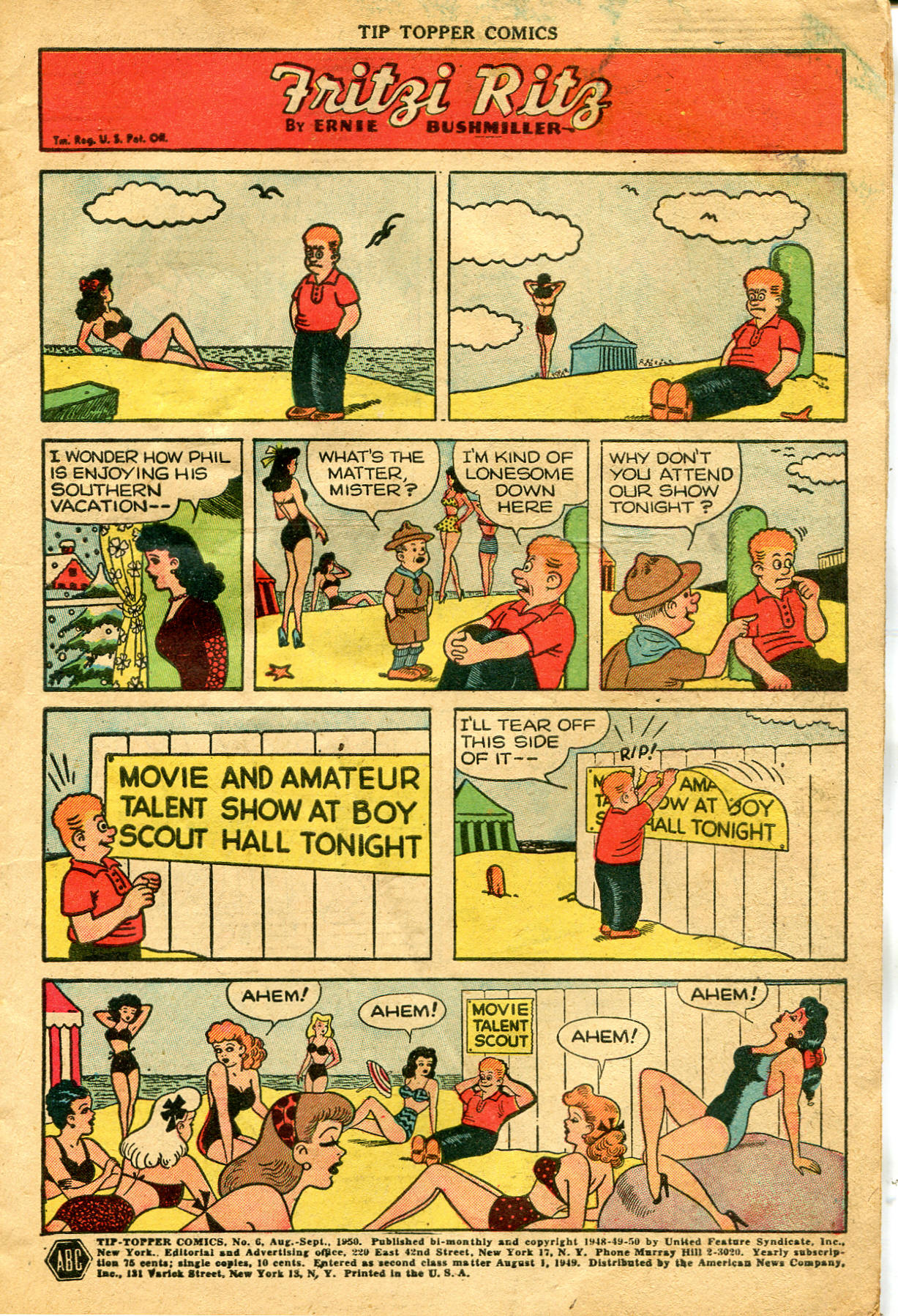 Read online Tip Topper Comics comic -  Issue #6 - 3