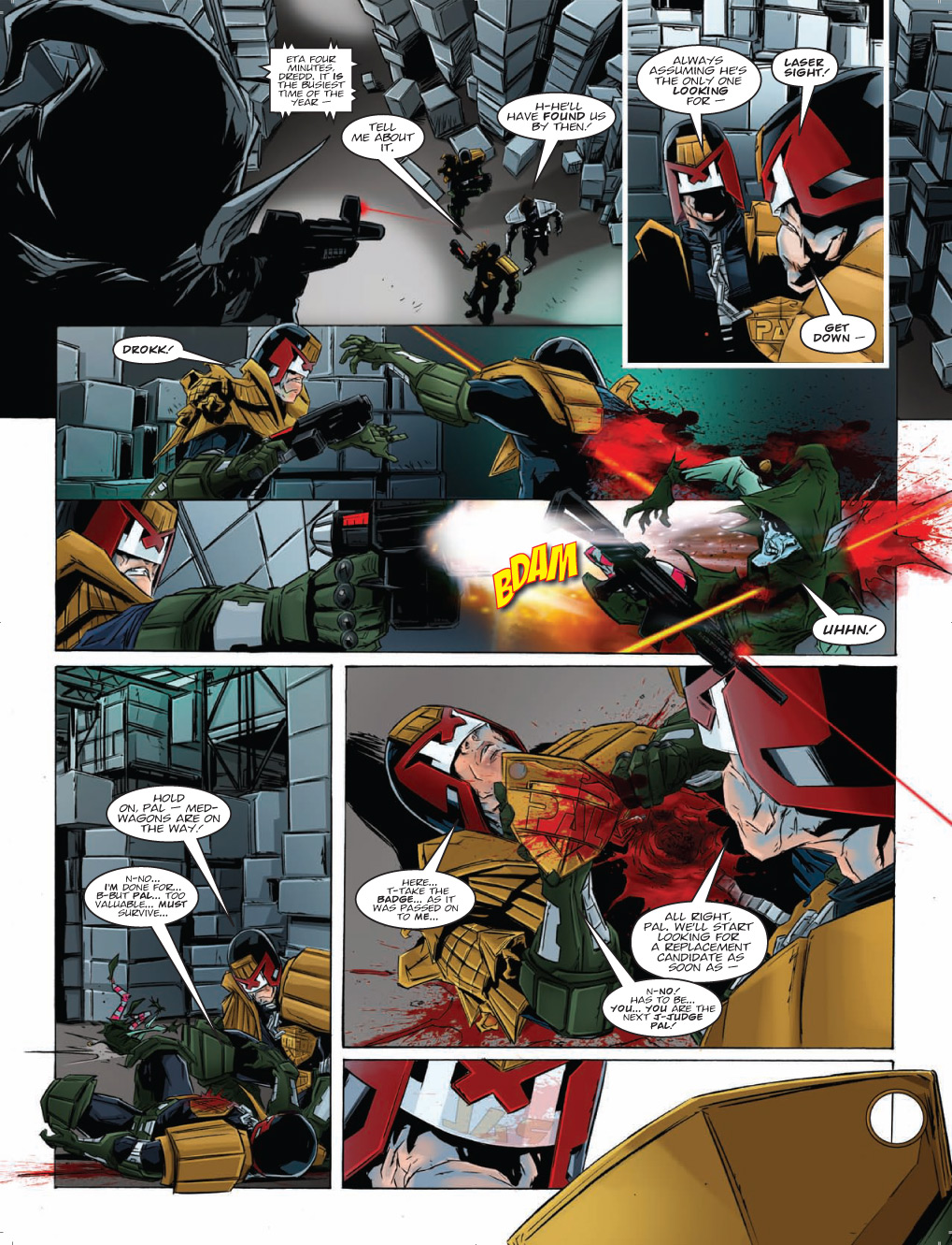 Read online Judge Dredd Megazine (Vol. 5) comic -  Issue #318 - 12