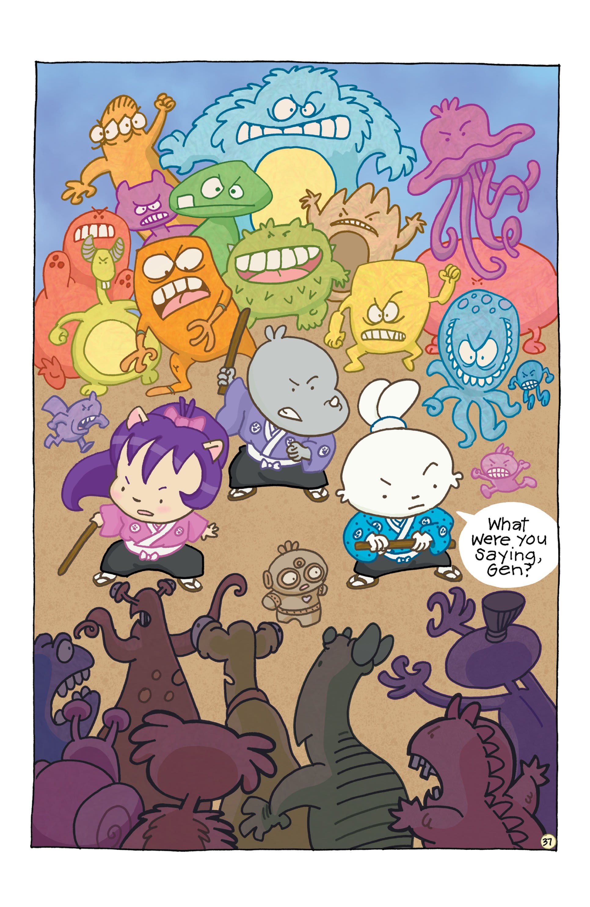 Read online Chibi-Usagi: Attack of the Heebie Chibis comic -  Issue # TPB - 41