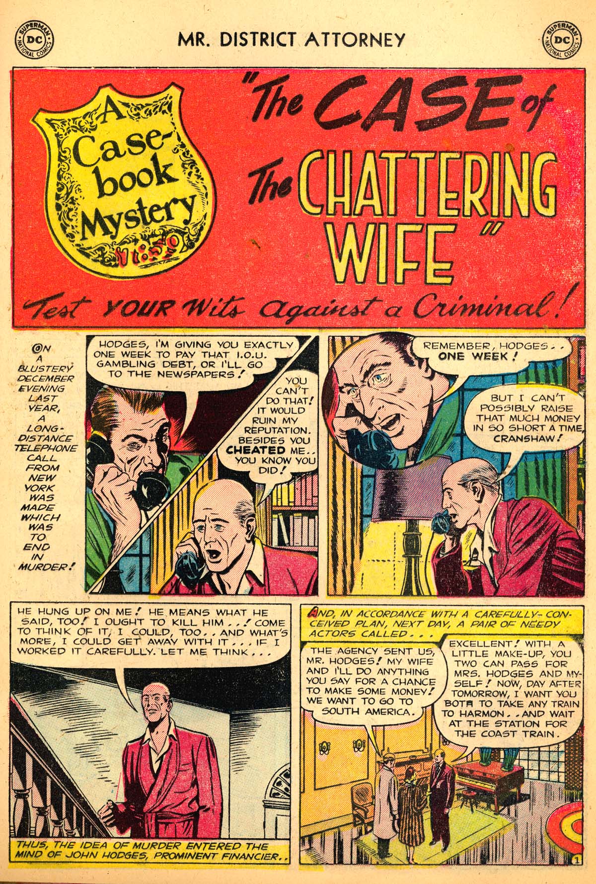 Read online Mr. District Attorney comic -  Issue #30 - 21