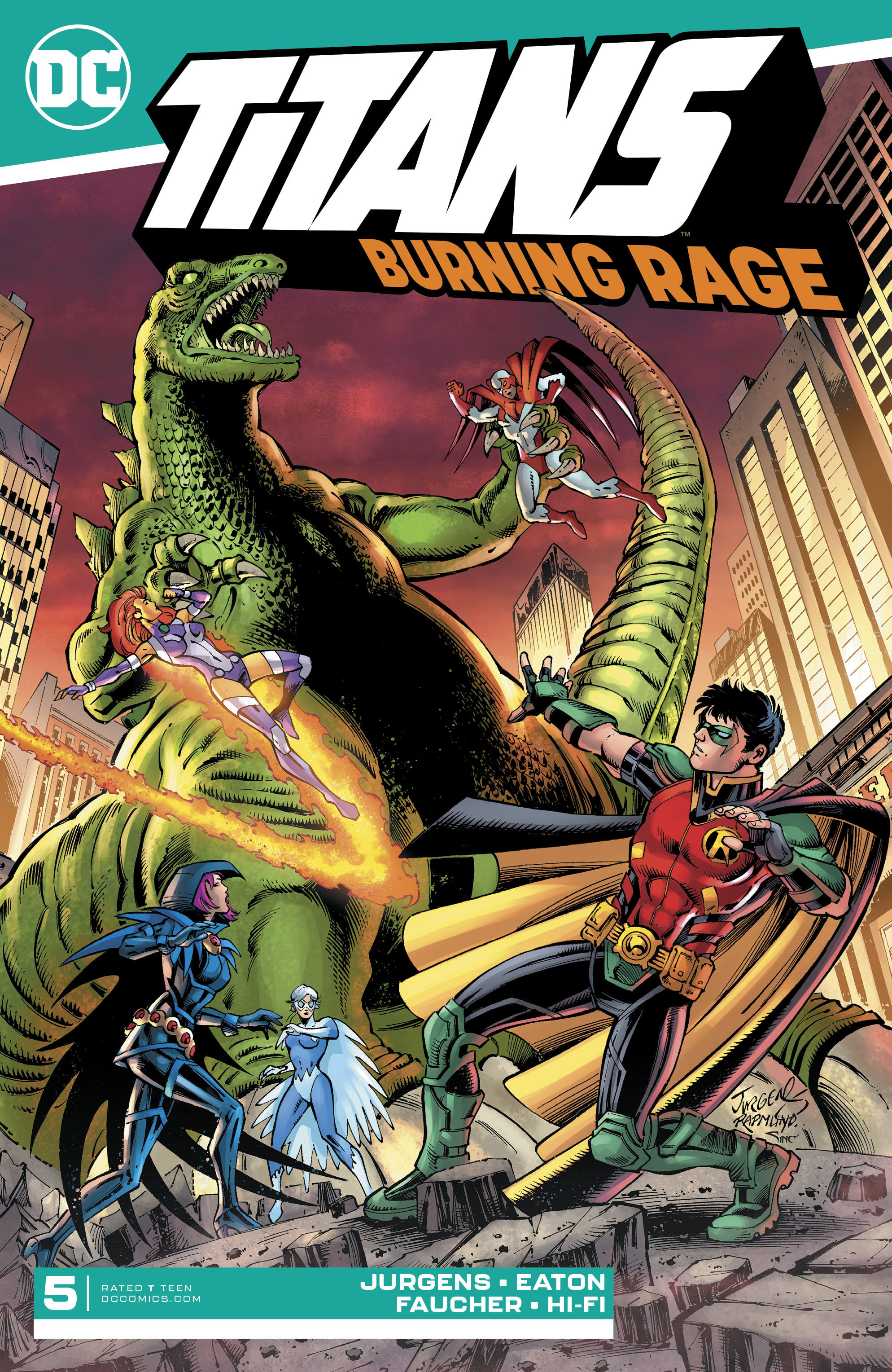 Read online Titans: Burning Rage comic -  Issue #5 - 1