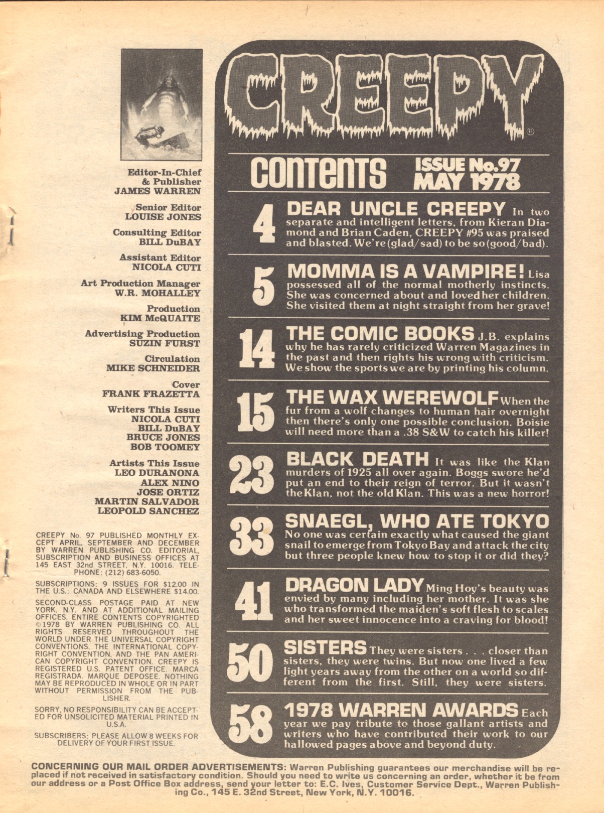 Read online Creepy (1964) comic -  Issue #97 - 3