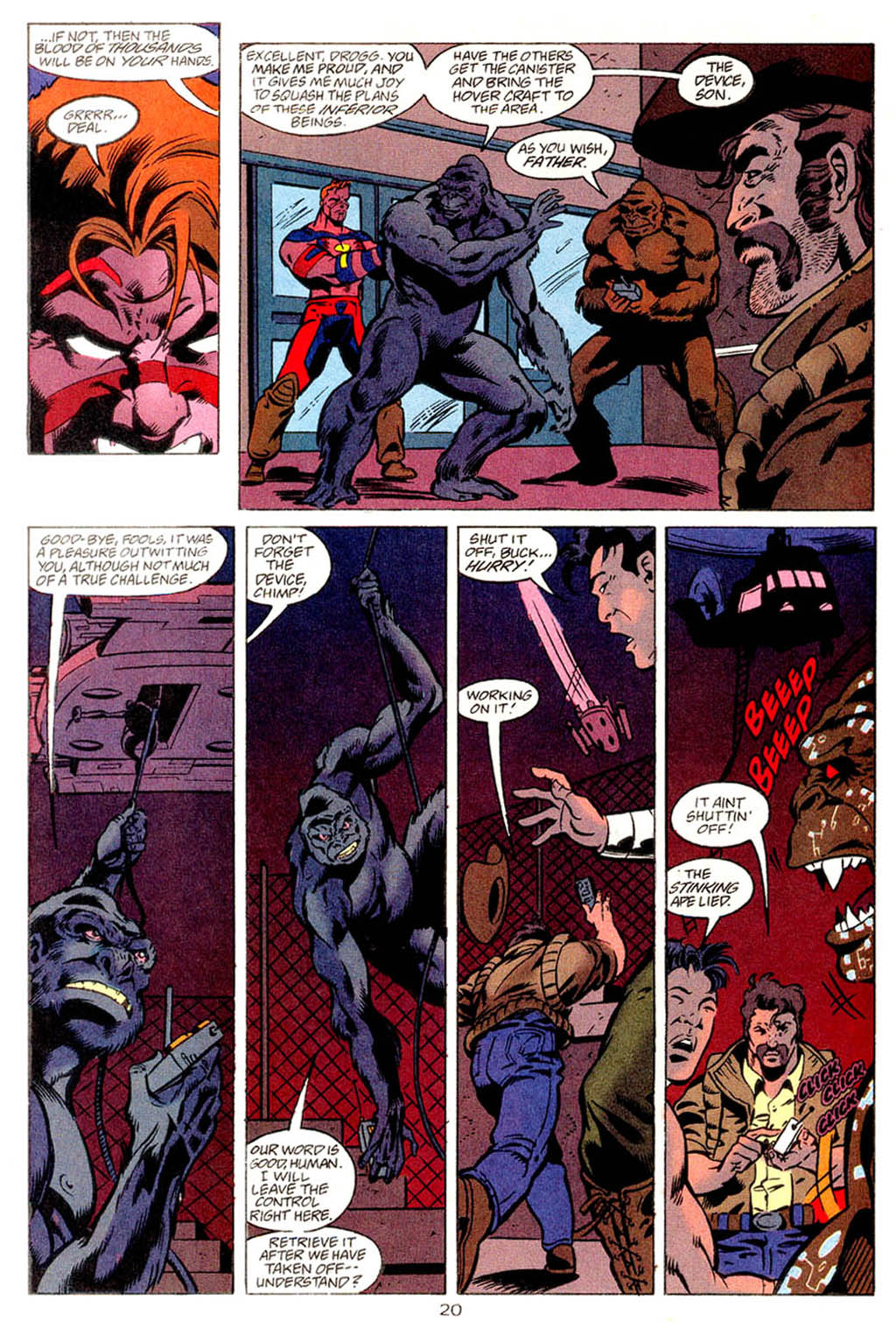 Guy Gardner: Warrior issue 40 - Page 20