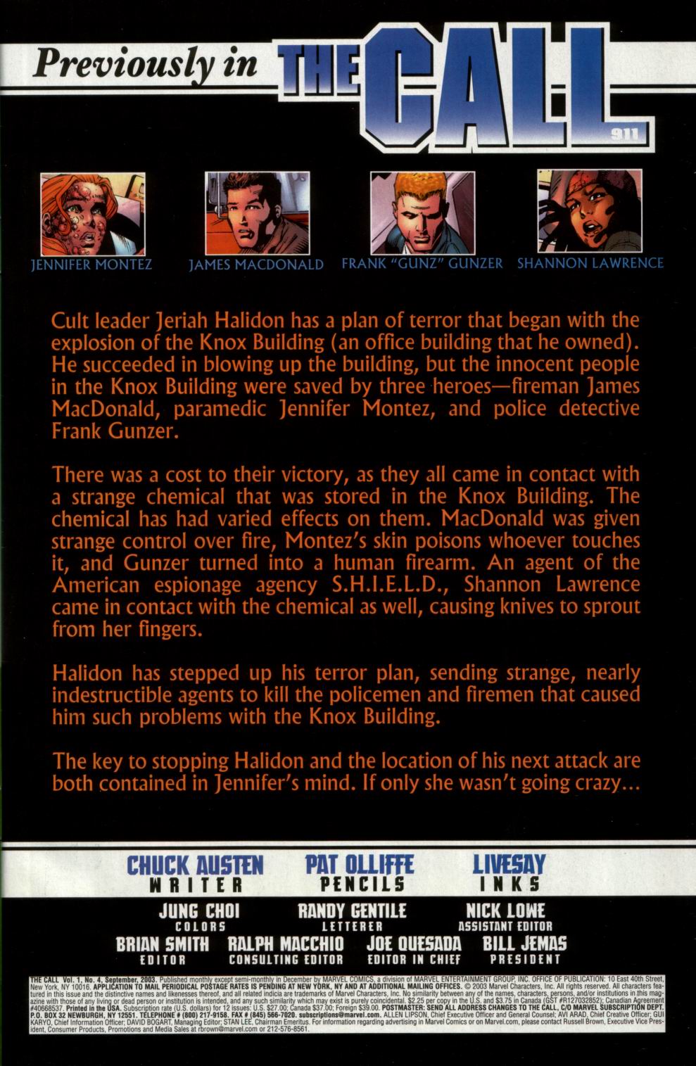 Read online The Call comic -  Issue #4 - 2