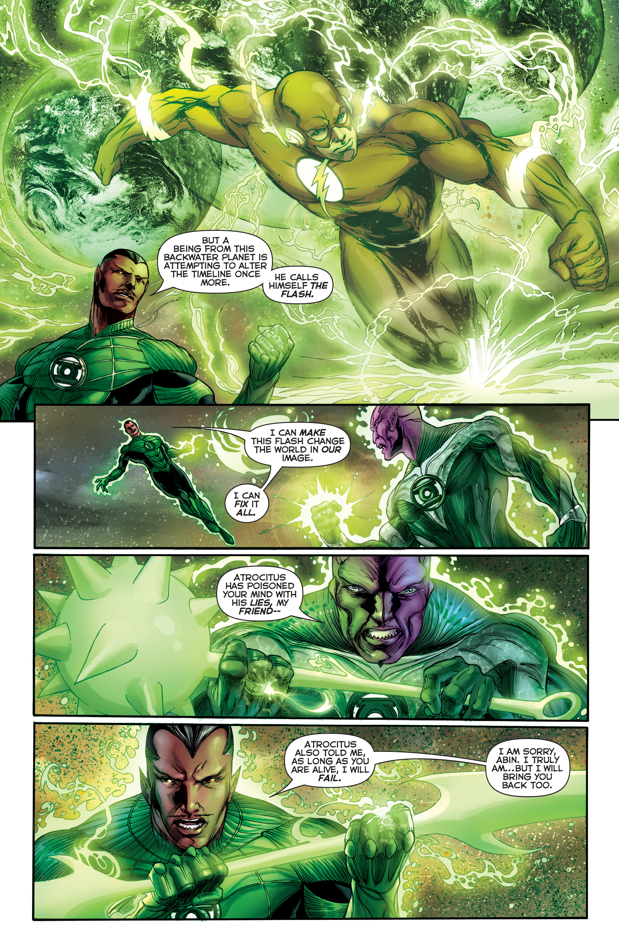 Read online Flashpoint: Abin Sur - The Green Lantern comic -  Issue #2 - 17