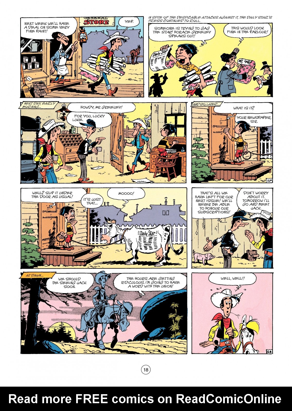 Read online A Lucky Luke Adventure comic -  Issue #41 - 18