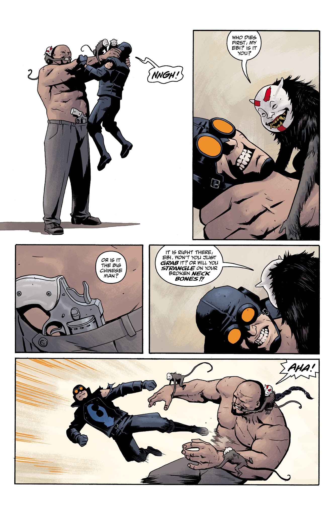 Read online Lobster Johnson: Mangekyō comic -  Issue # Full - 18