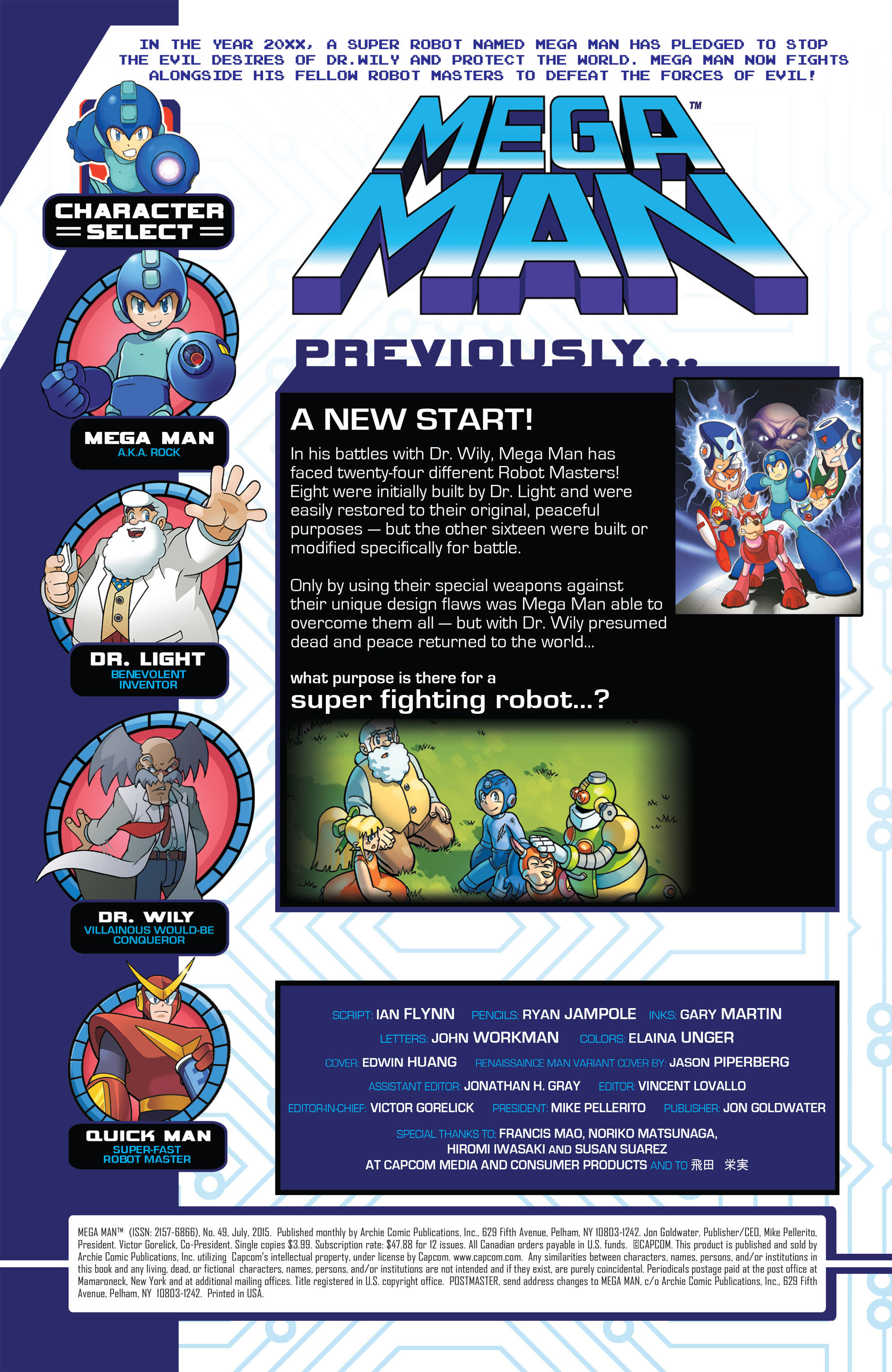 Read online Mega Man comic -  Issue #49 - 2
