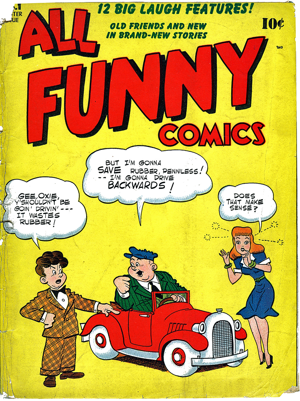 Read online All Funny Comics comic -  Issue #1 - 1