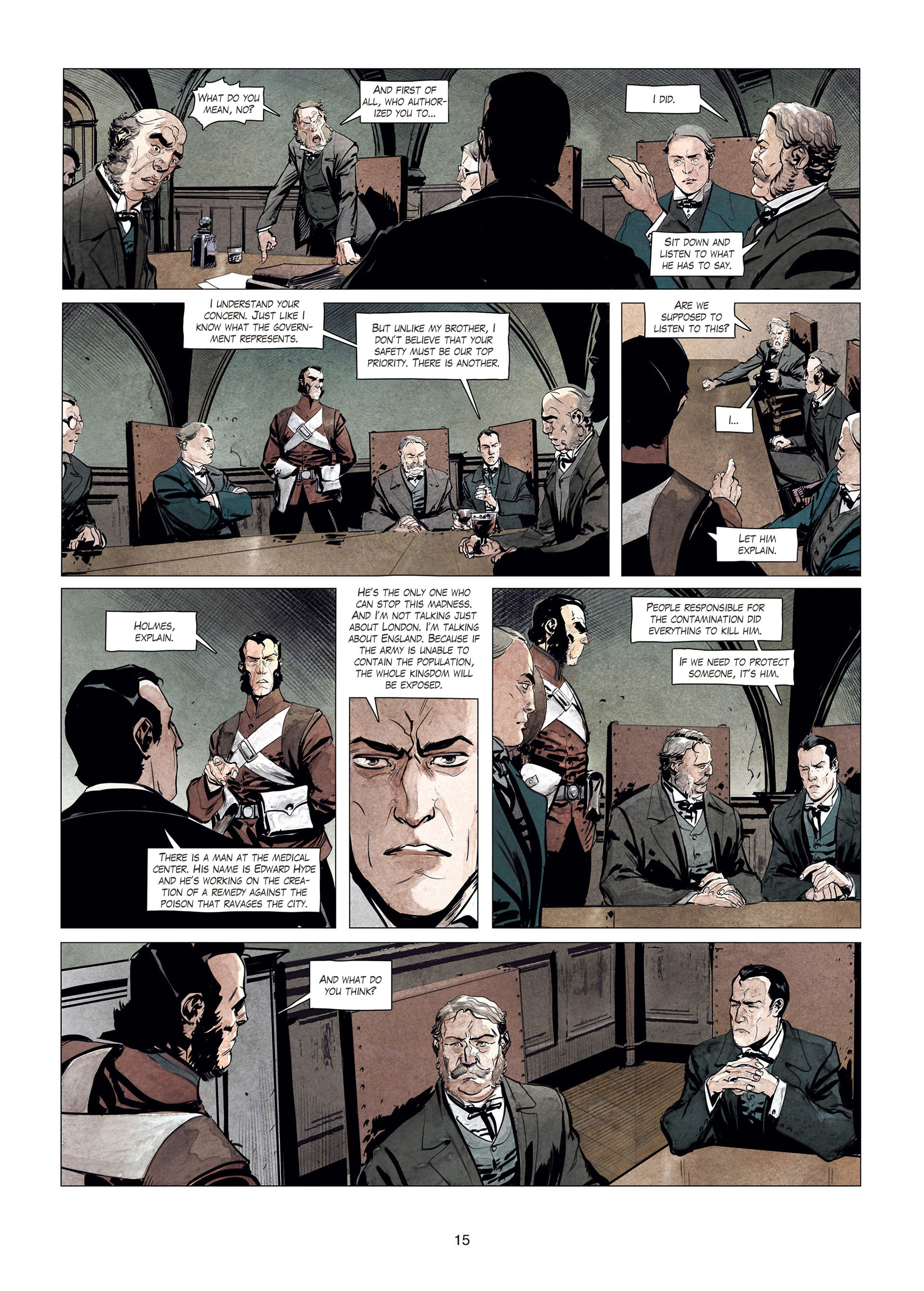 Read online Sherlock Holmes Society Tome 4 : Contamination comic -  Issue # Full - 15