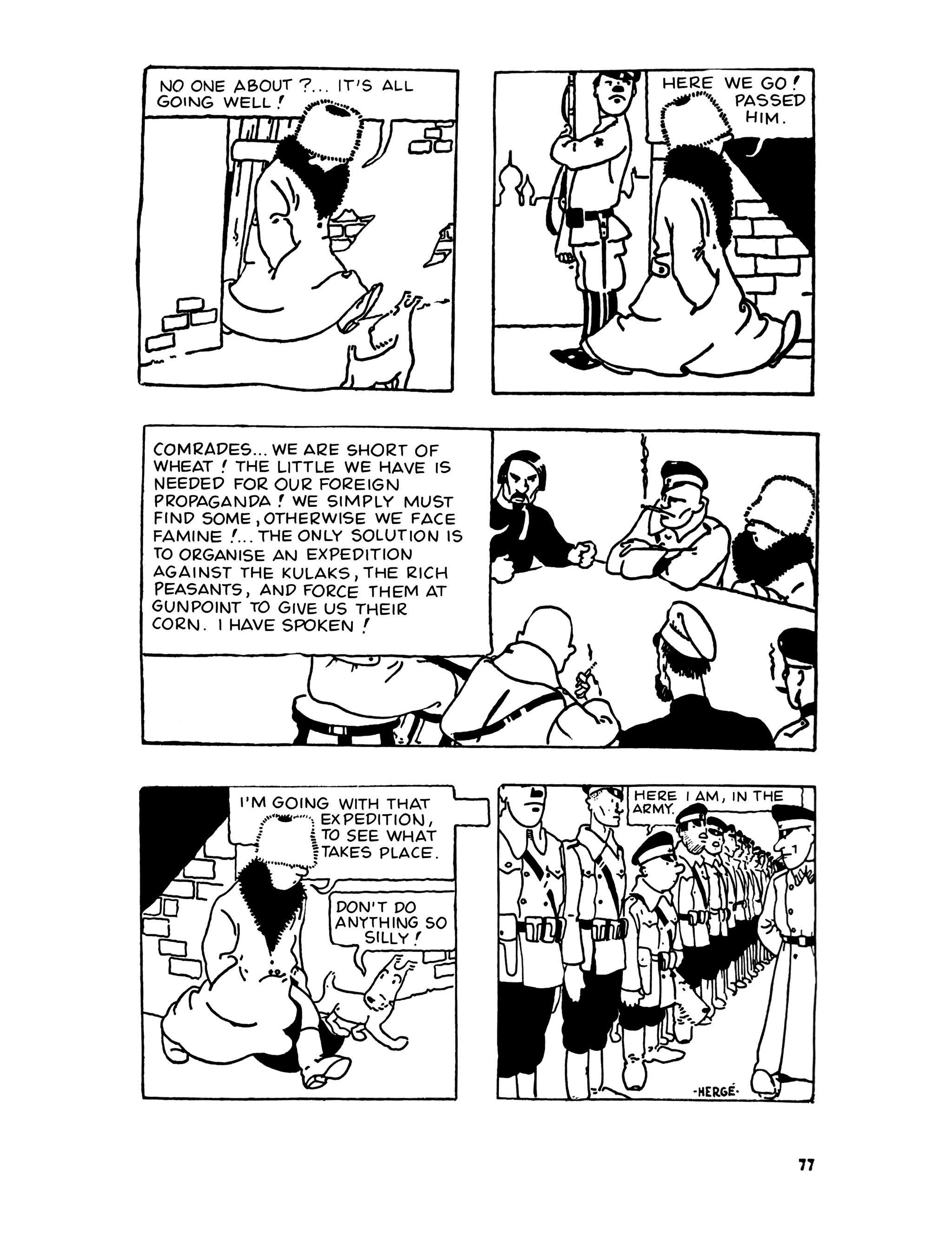Read online The Adventures of Tintin comic -  Issue #1 - 81