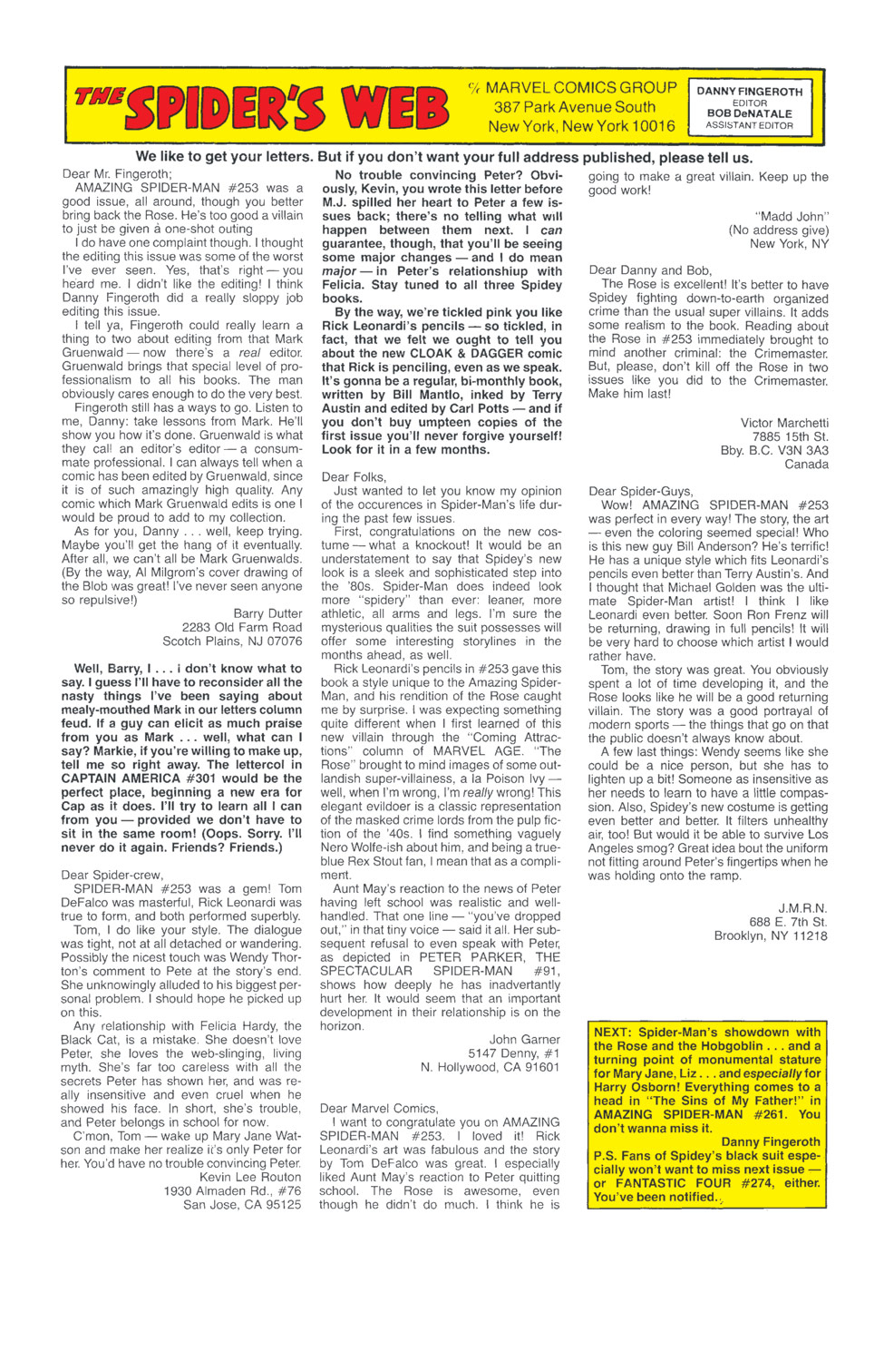 Read online The Amazing Spider-Man (1963) comic -  Issue #260 - 24