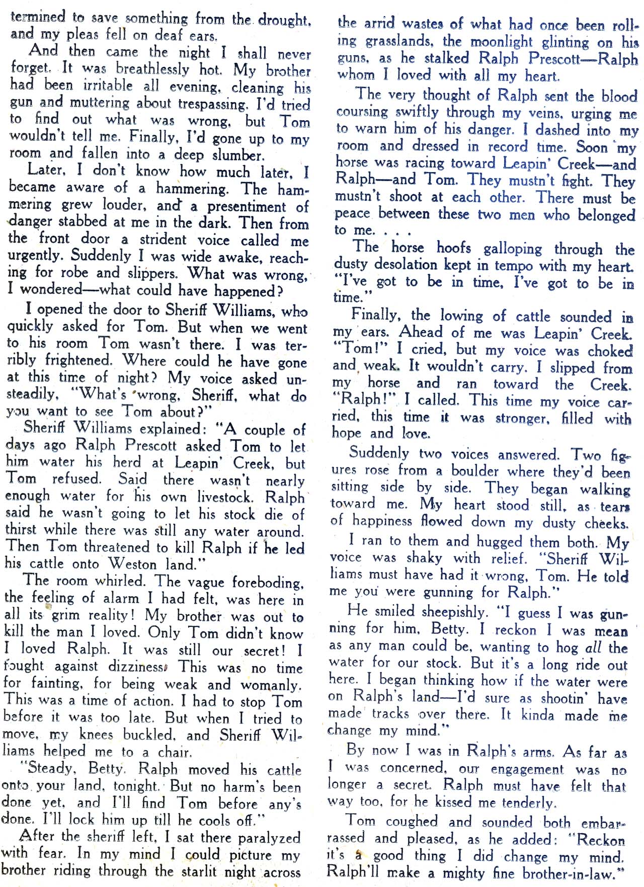 Read online Romance Trail comic -  Issue #4 - 36