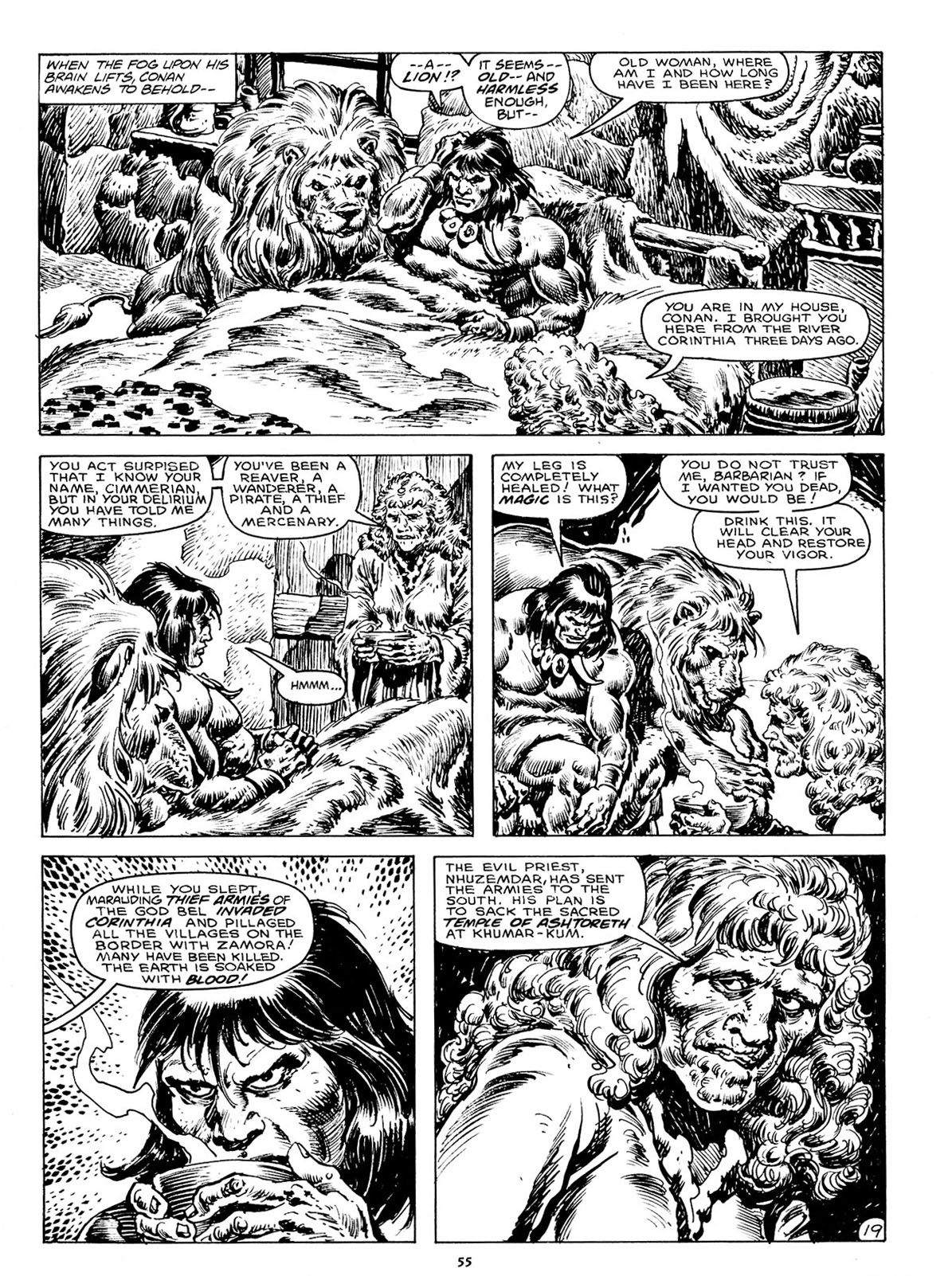 Read online The Savage Sword Of Conan comic -  Issue #211 - 53