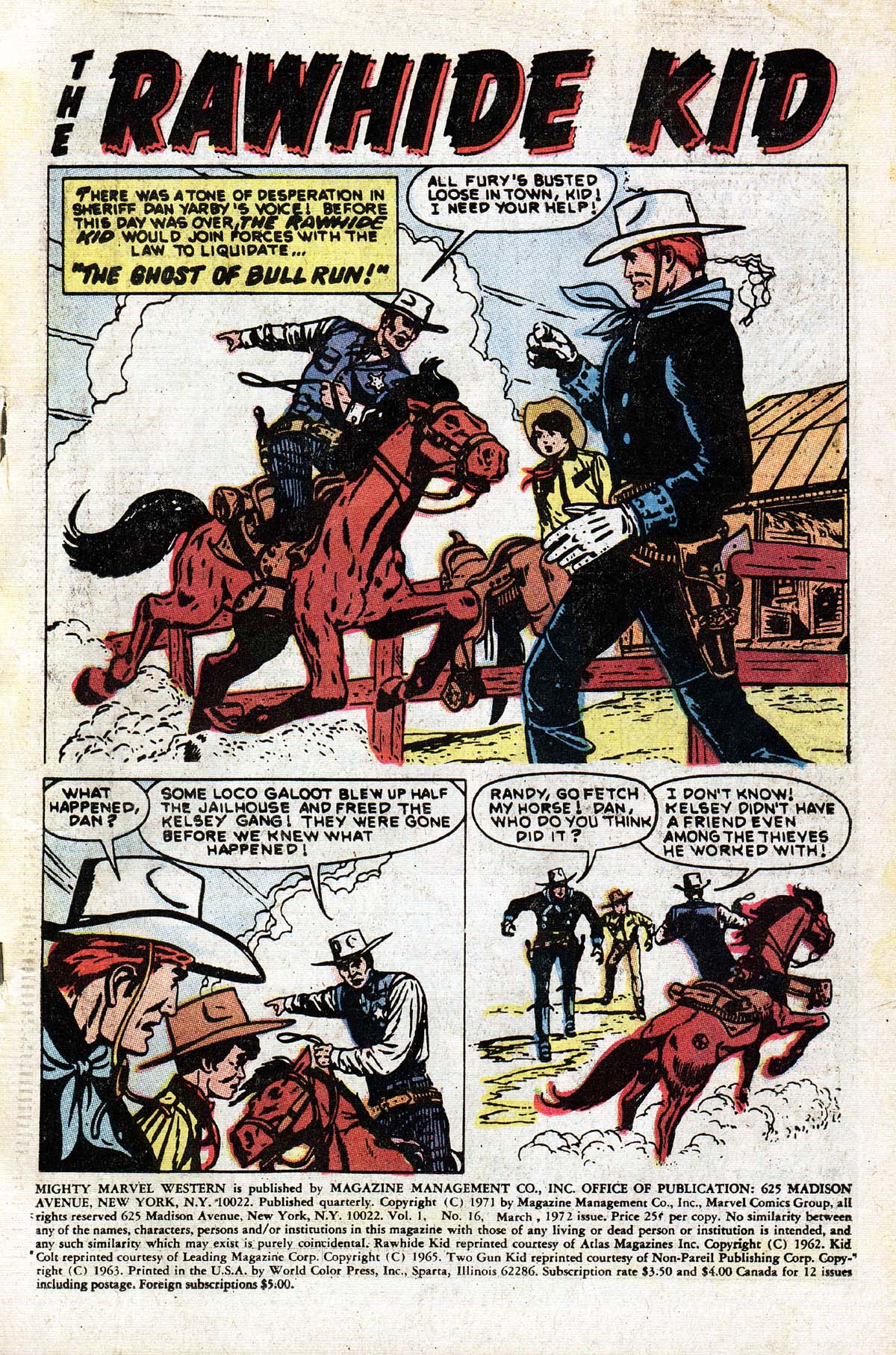 Read online The Mighty Marvel Western comic -  Issue #16 - 2