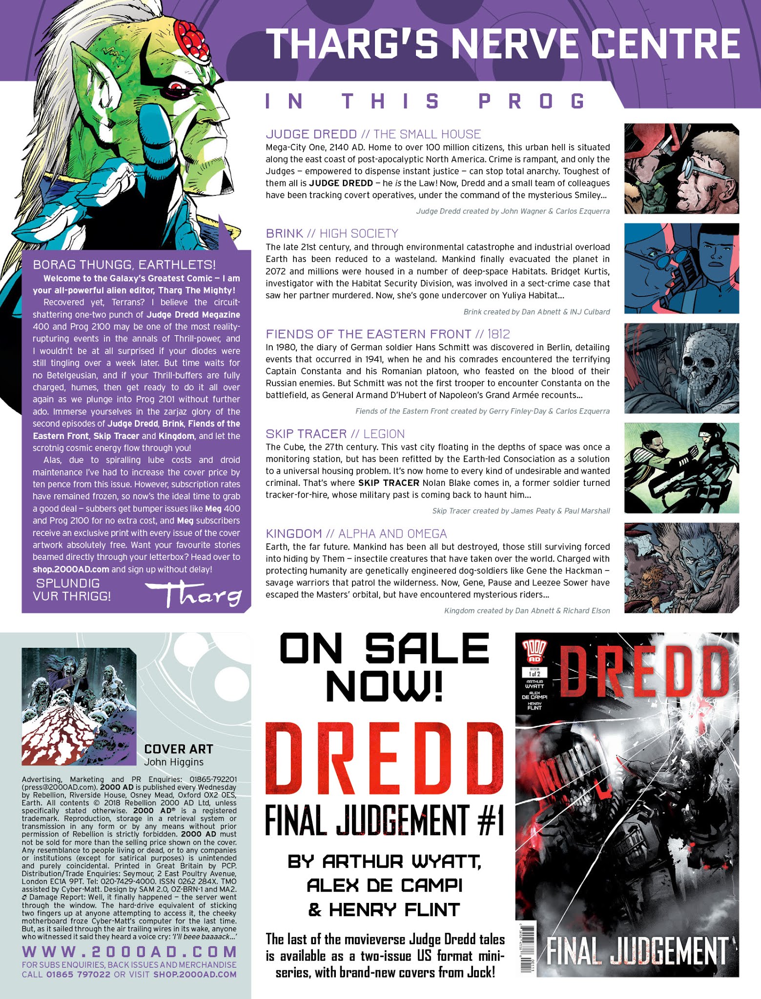 Read online 2000 AD comic -  Issue #2101 - 2