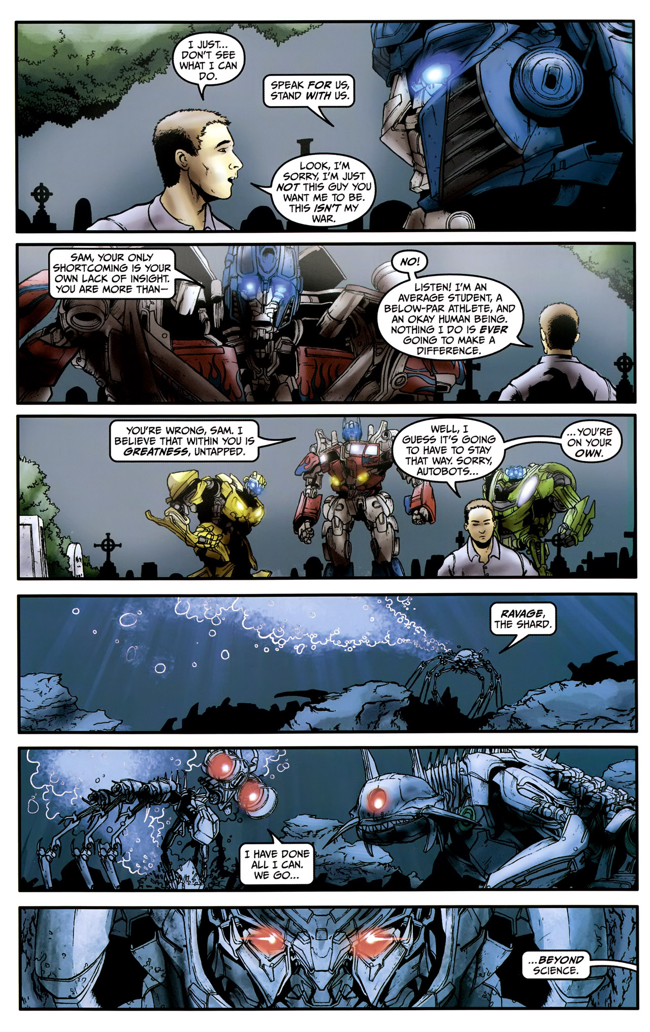 Read online Transformers: Revenge of the Fallen — Official Movie Adaptation comic -  Issue #1 - 24