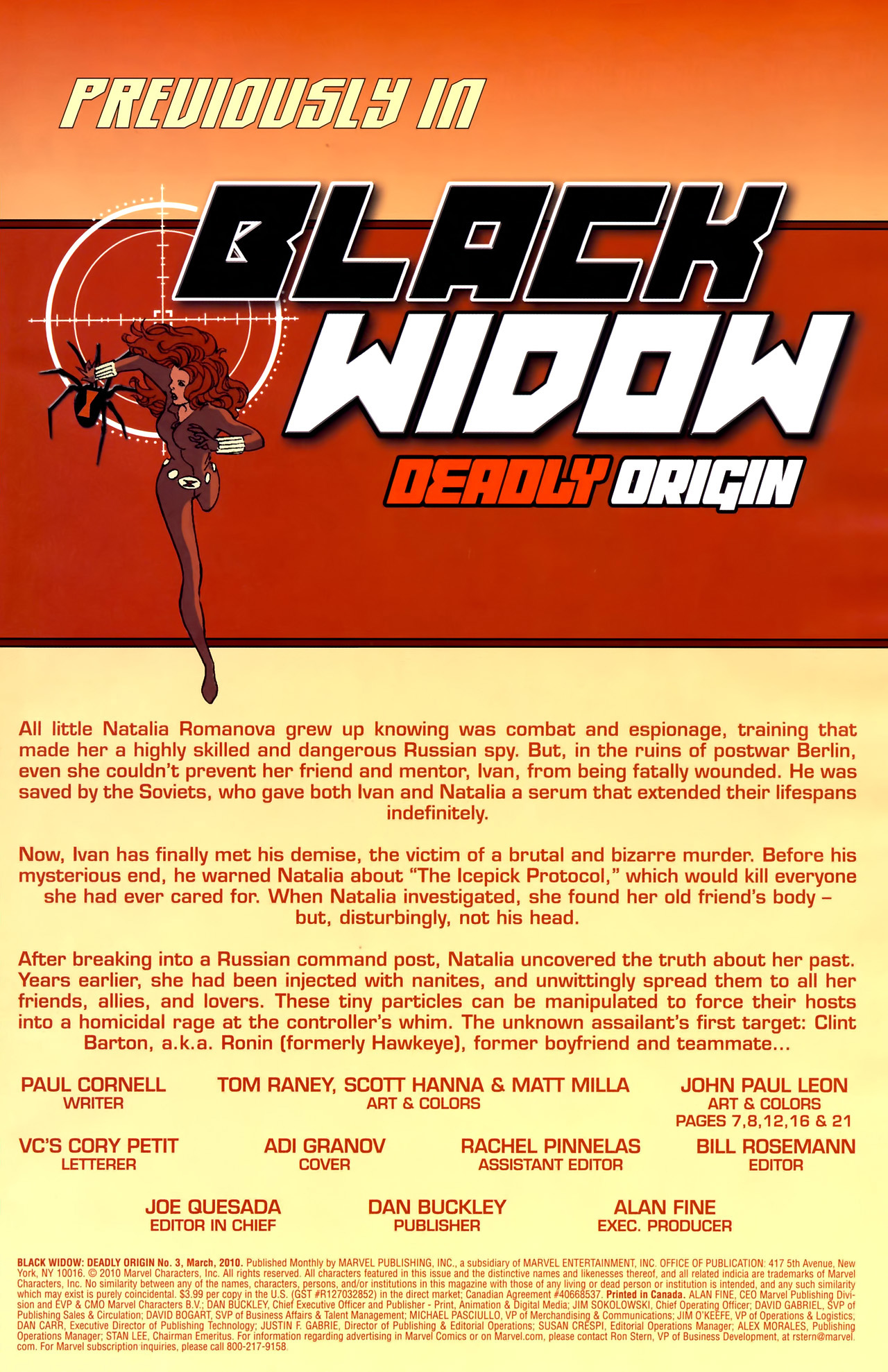 Read online Black Widow: Deadly Origin comic -  Issue #3 - 2
