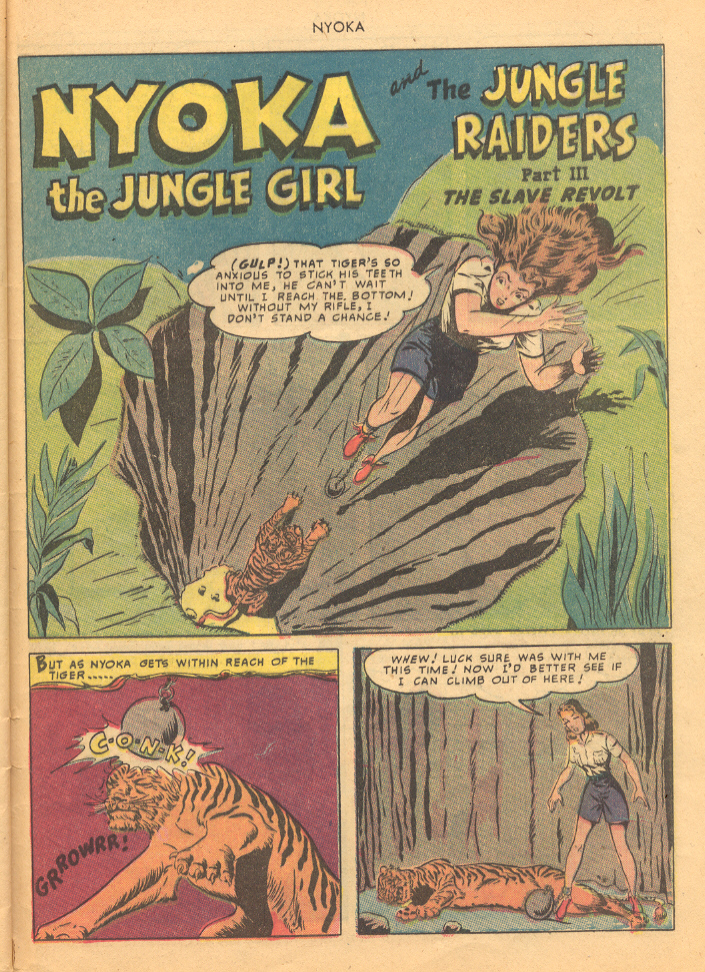 Read online Nyoka the Jungle Girl (1945) comic -  Issue #42 - 45