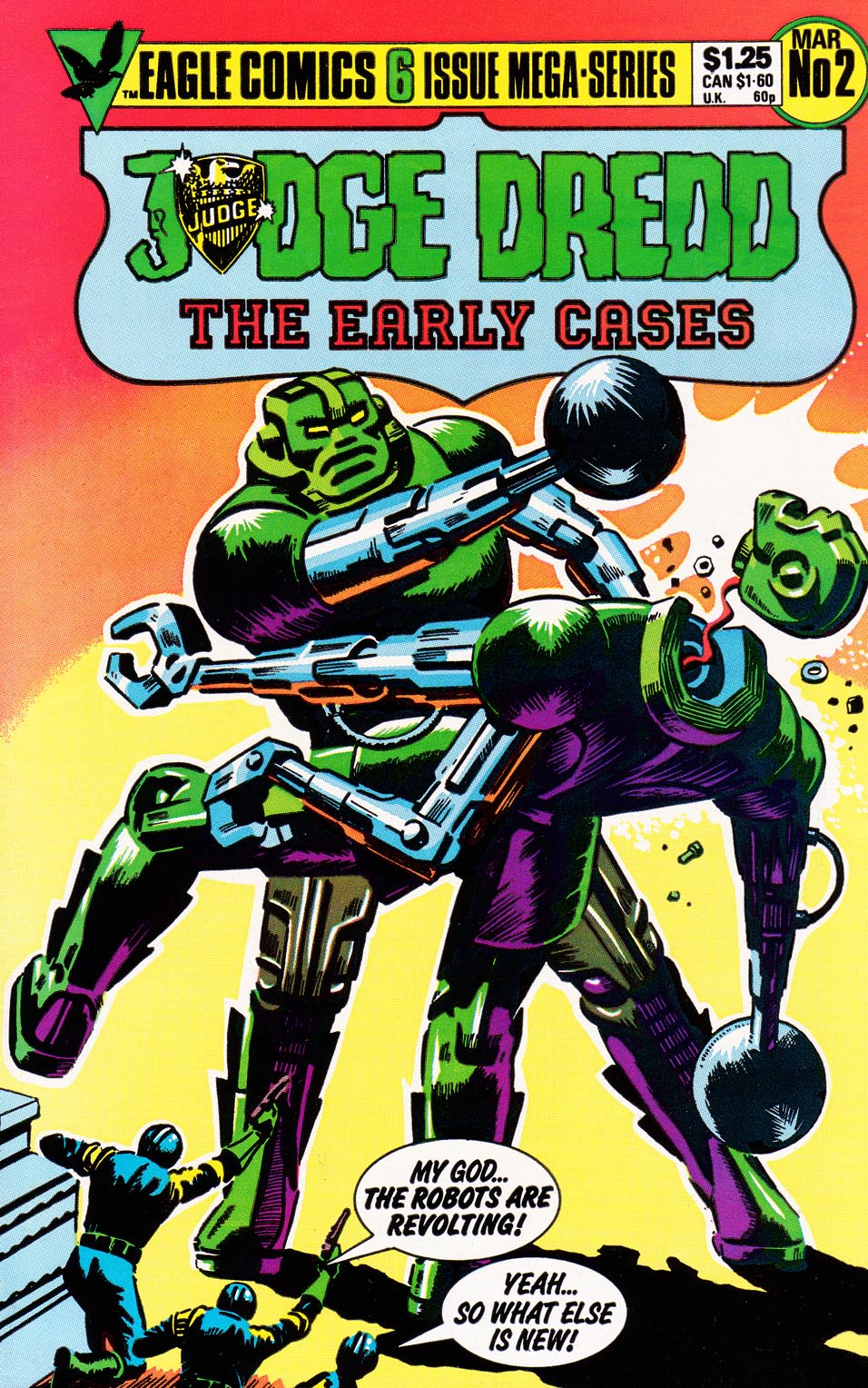 Read online Judge Dredd: The Early Cases comic -  Issue #2 - 1