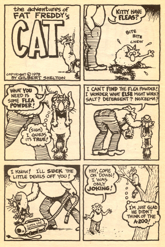 Read online Adventures of Fat Freddy's Cat comic -  Issue #5 - 13