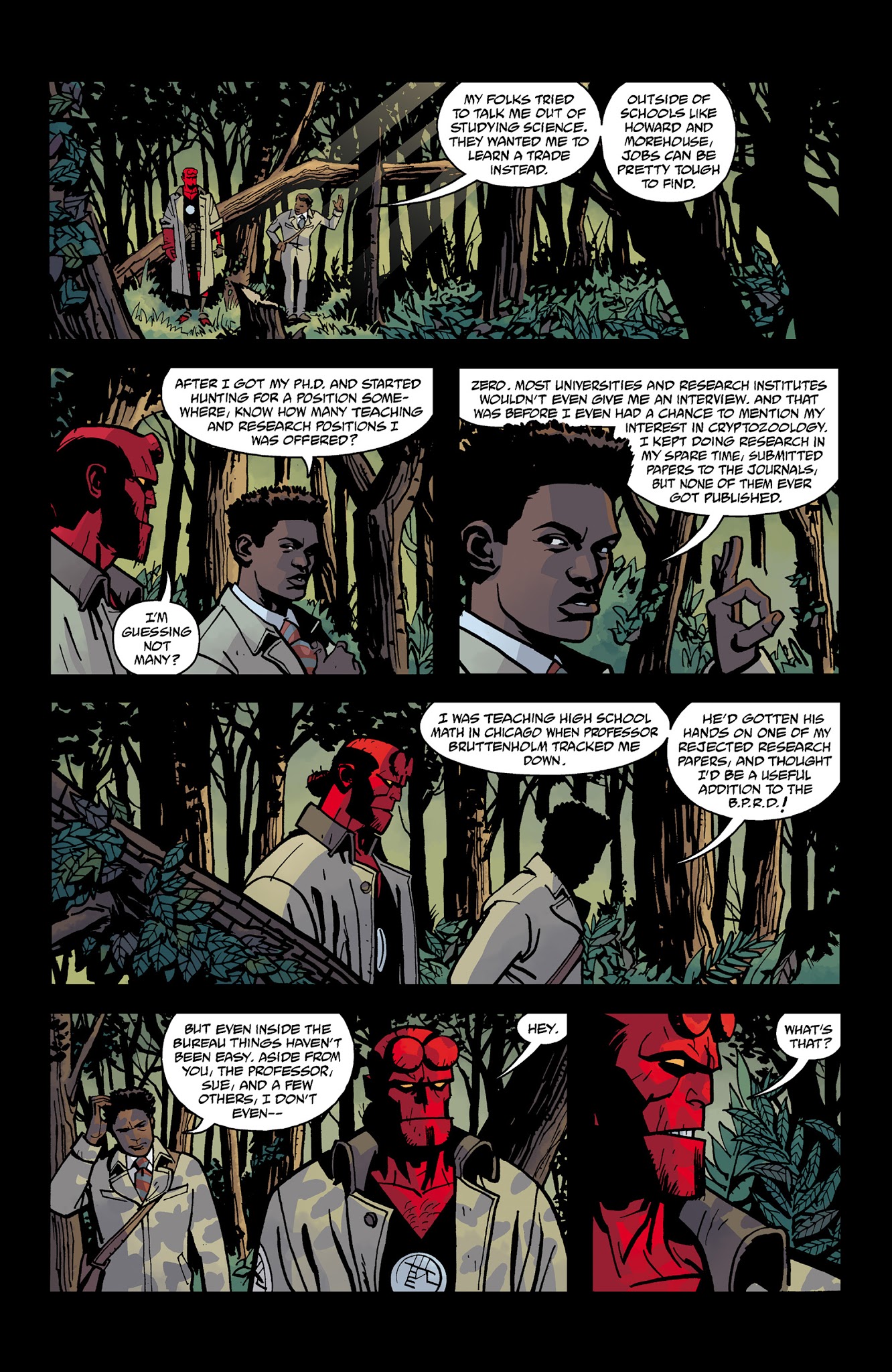 Read online Hellboy and the B.P.R.D.: 1955 ― Secret Nature comic -  Issue # Full - 8