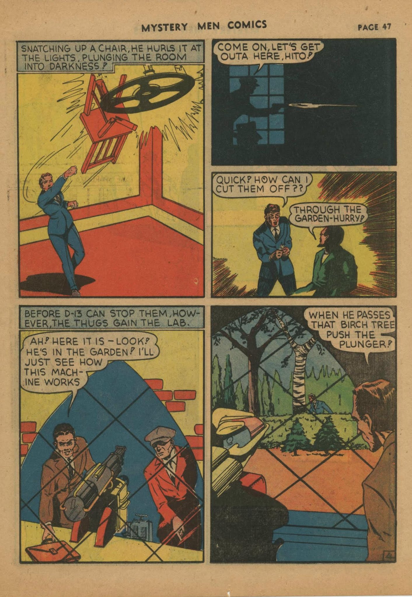 Read online Mystery Men Comics comic -  Issue #9 - 49