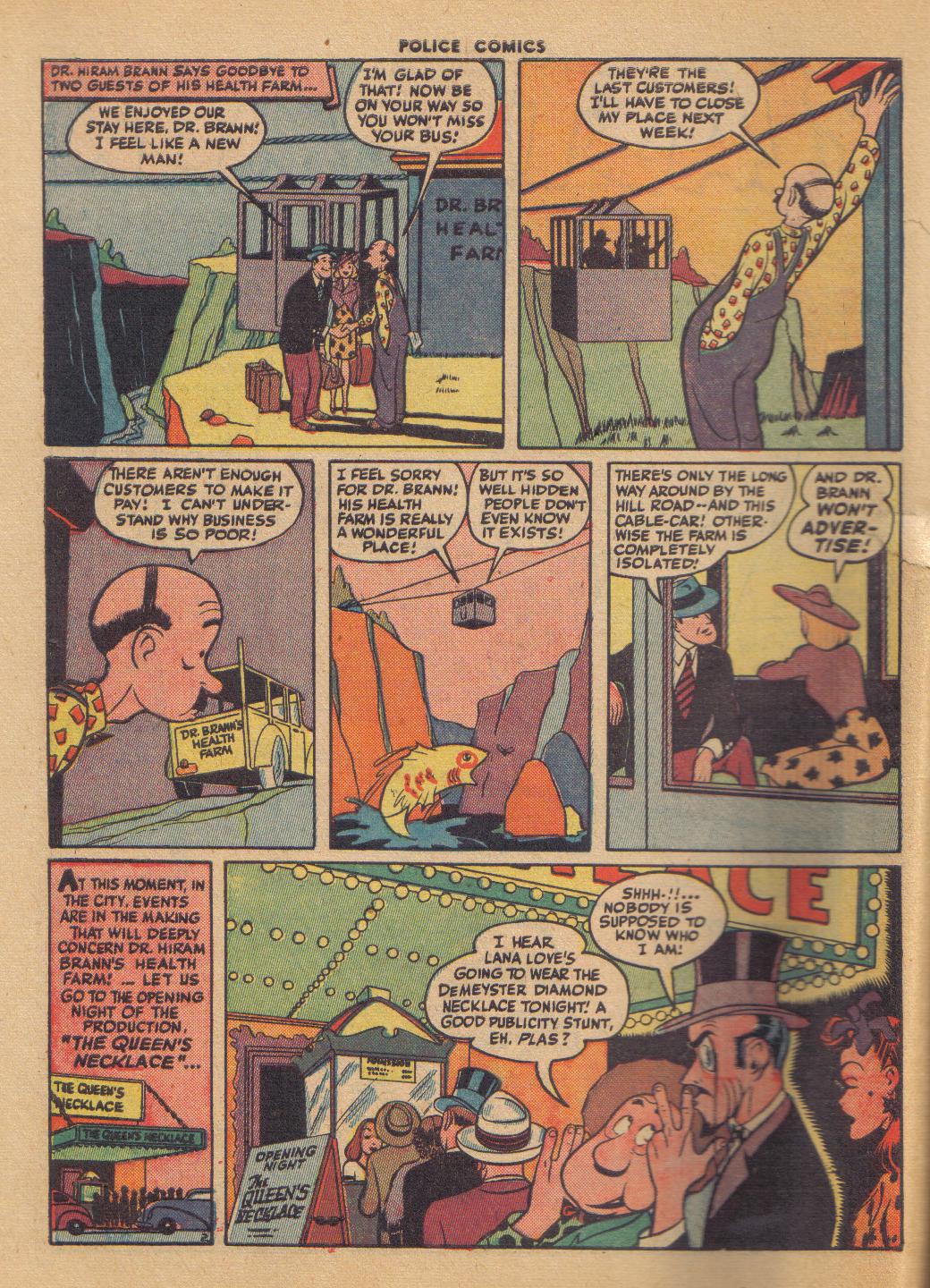 Read online Police Comics comic -  Issue #36 - 4